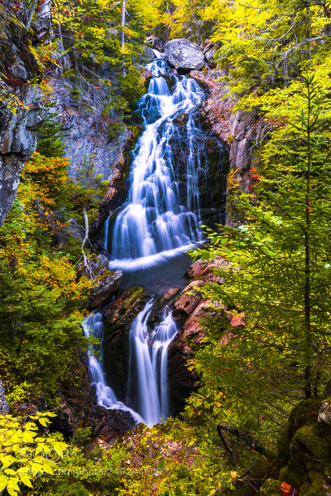 Nikon D810 sample photo. Crystal cascade falls photography