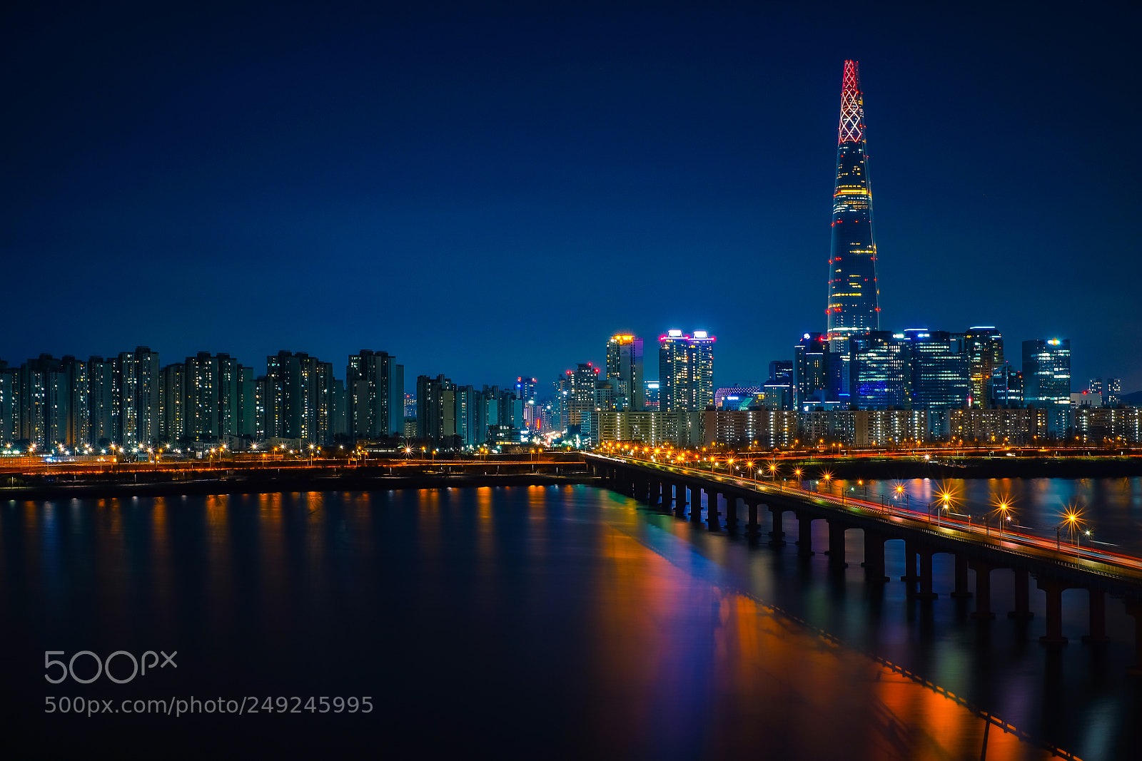 Fujifilm X-T10 sample photo. Cityscape at night along photography
