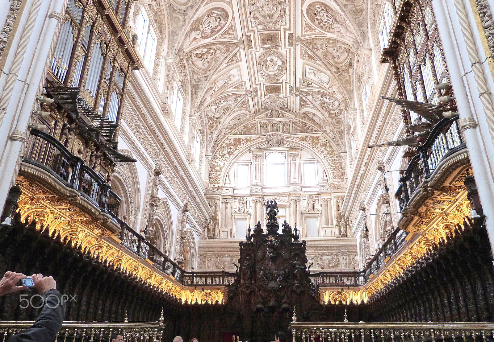 Panasonic Lumix DMC-FZ47 (Lumix DMC-FZ48) sample photo. The choir of the mezquita's cathedral photography