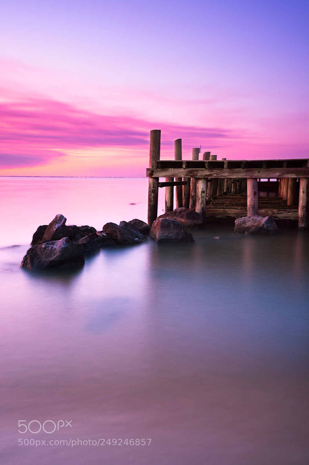 Sony a7 II sample photo. Fort morgan pier sunset photography