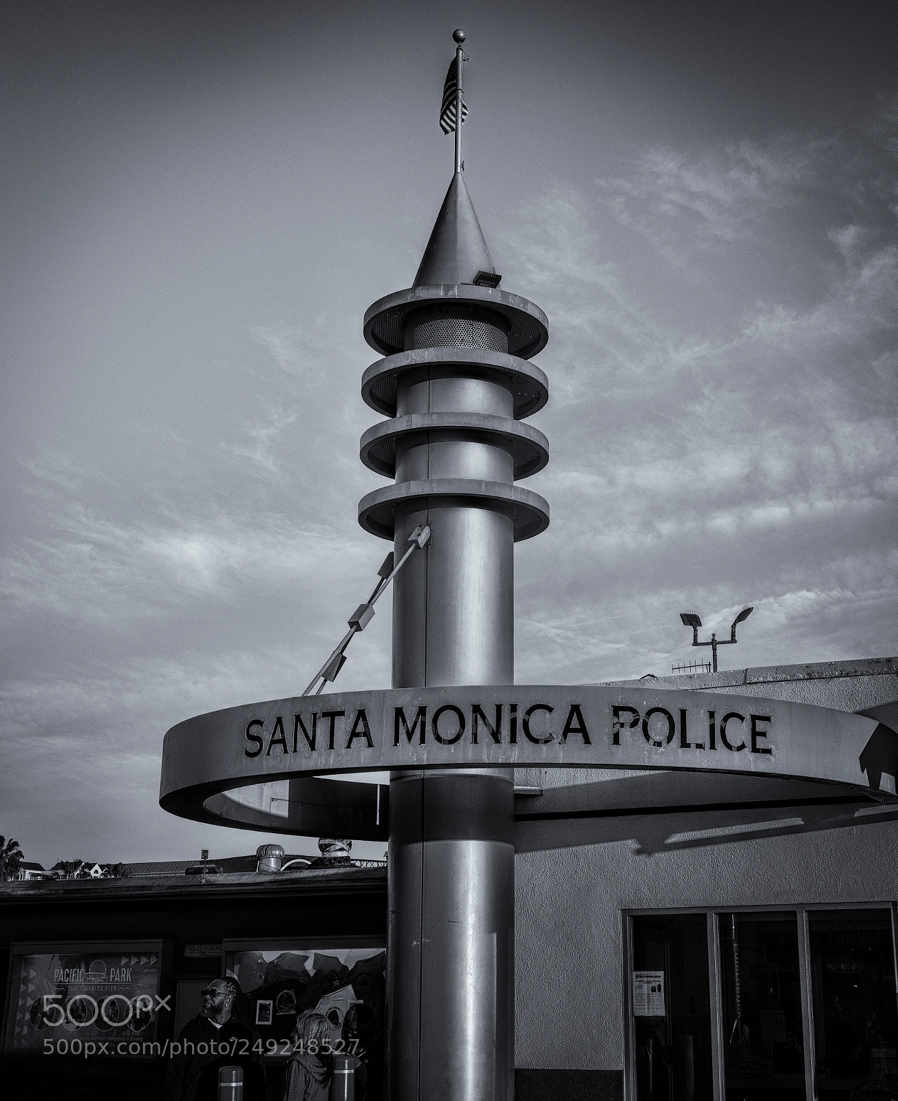 Sony a7R II sample photo. Santa monica police b photography