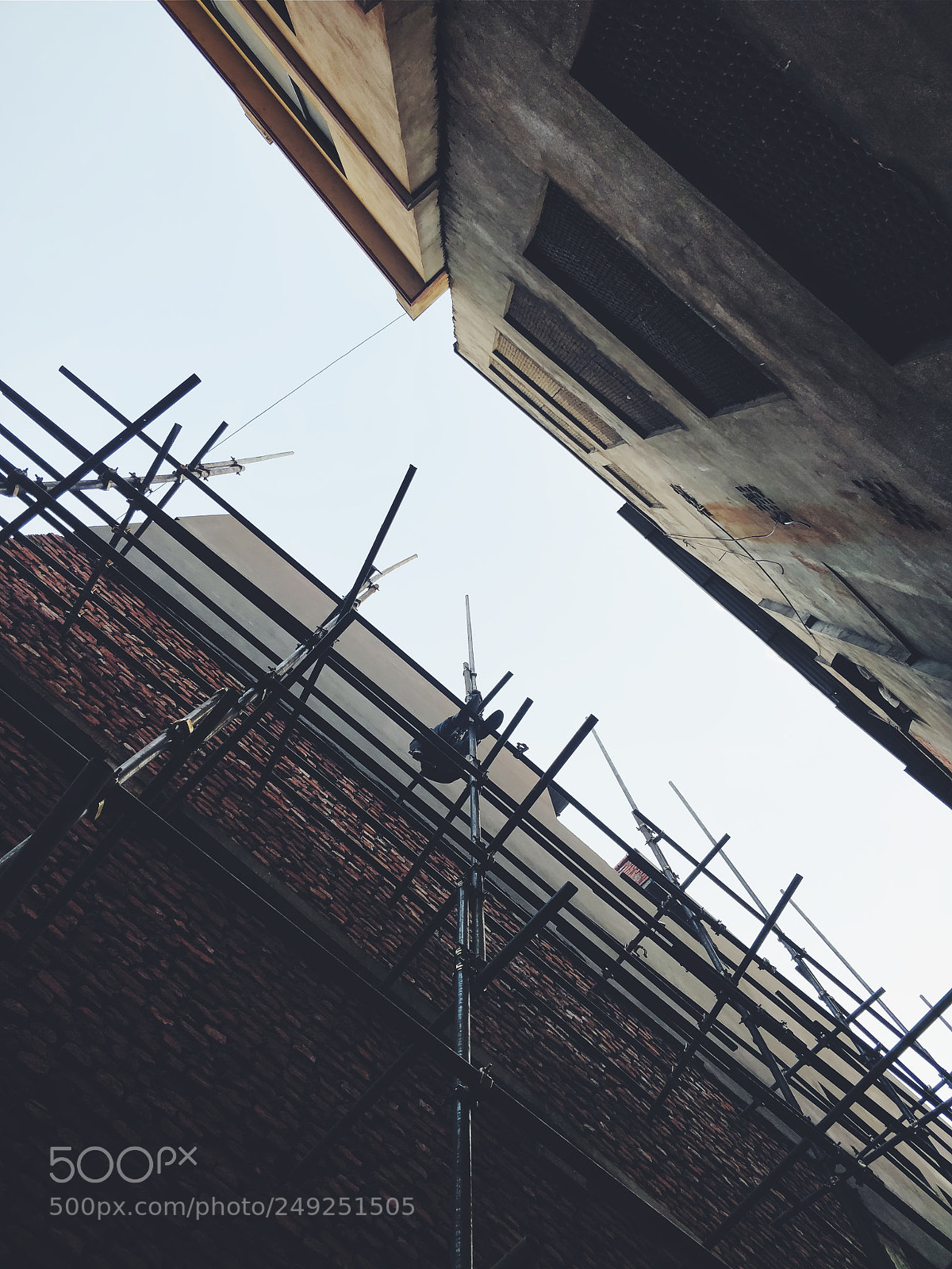 OnePlus 5T sample photo. Scaffolds photography
