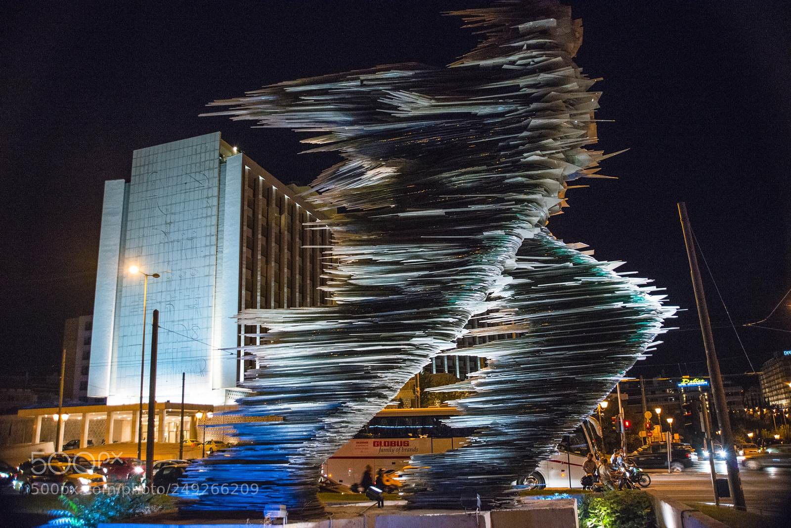 Nikon D800 sample photo. Statue of dromeas, athens photography