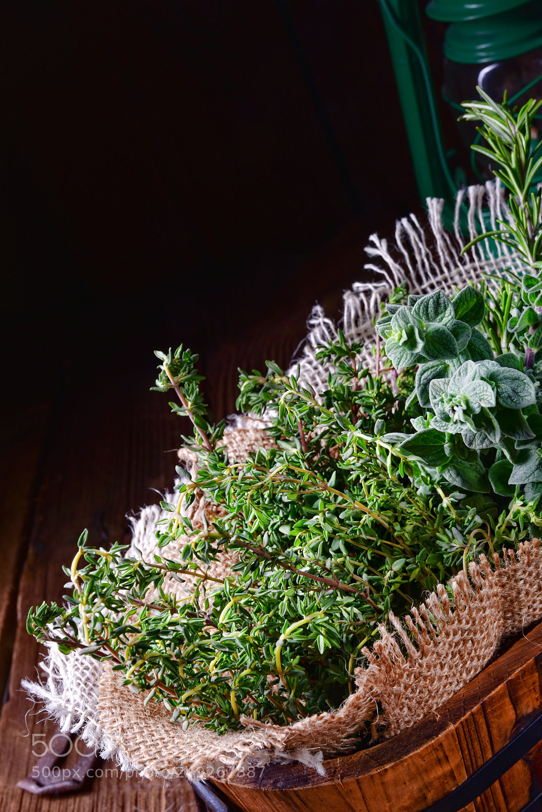 Nikon D810 sample photo. Herbal collection of thyme,oregano photography