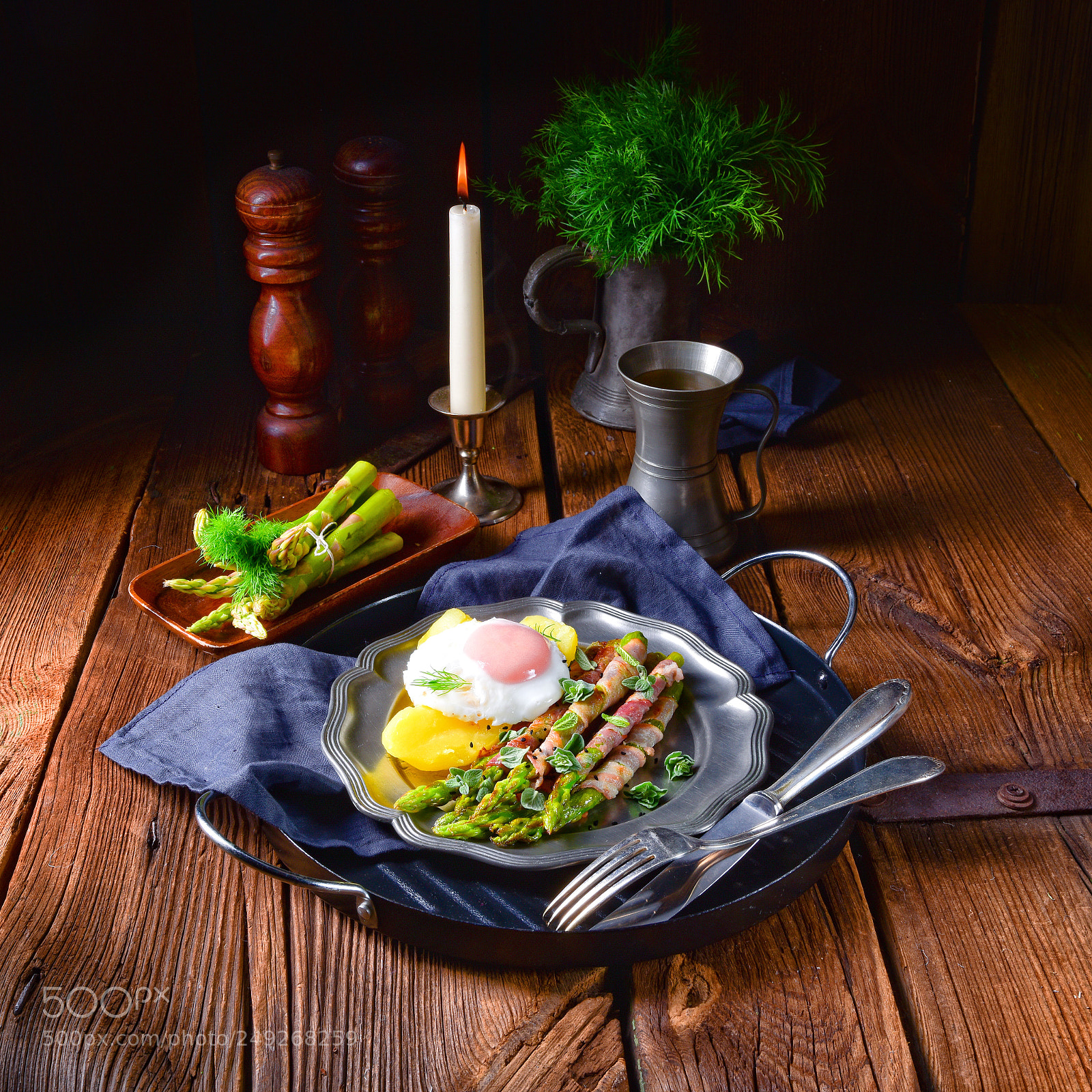 Nikon D810 sample photo. Green asparagus from the photography