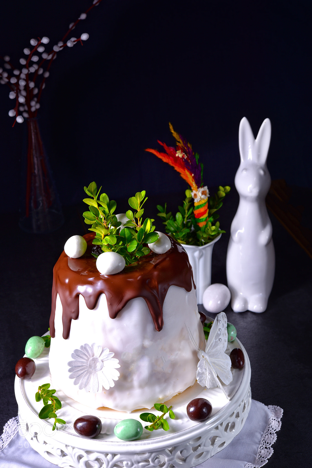 Nikon D810 sample photo. Cooked easter cake photography
