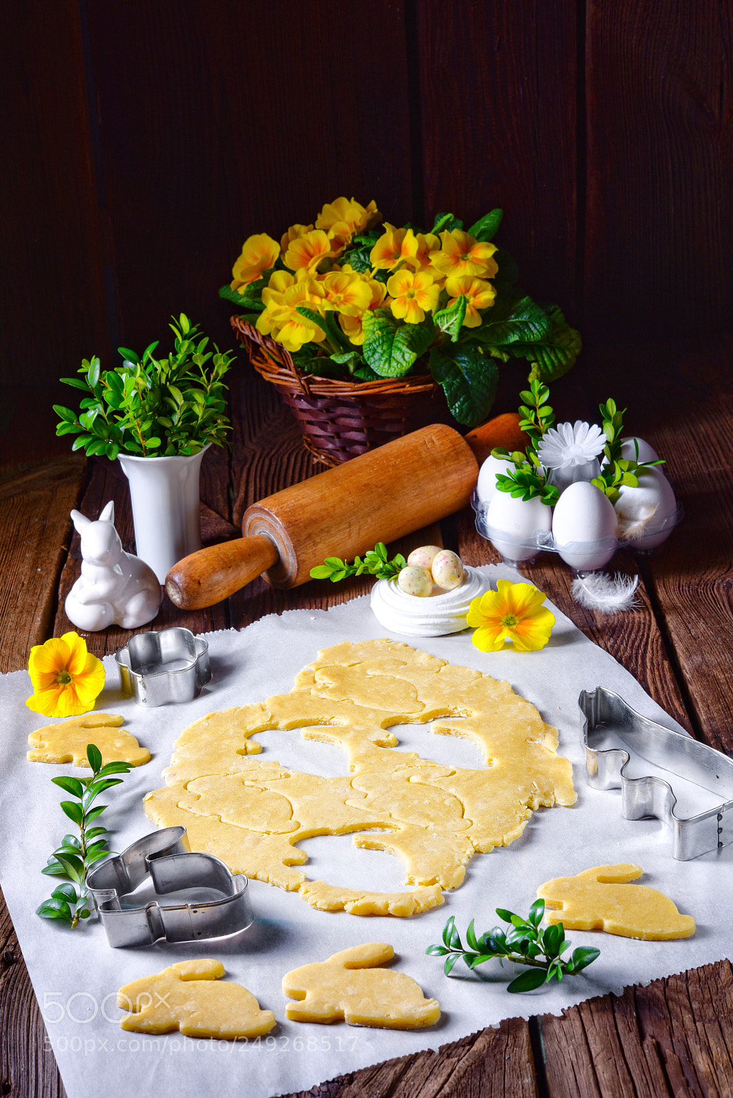 Nikon D810 sample photo. Raw easter cookies photography