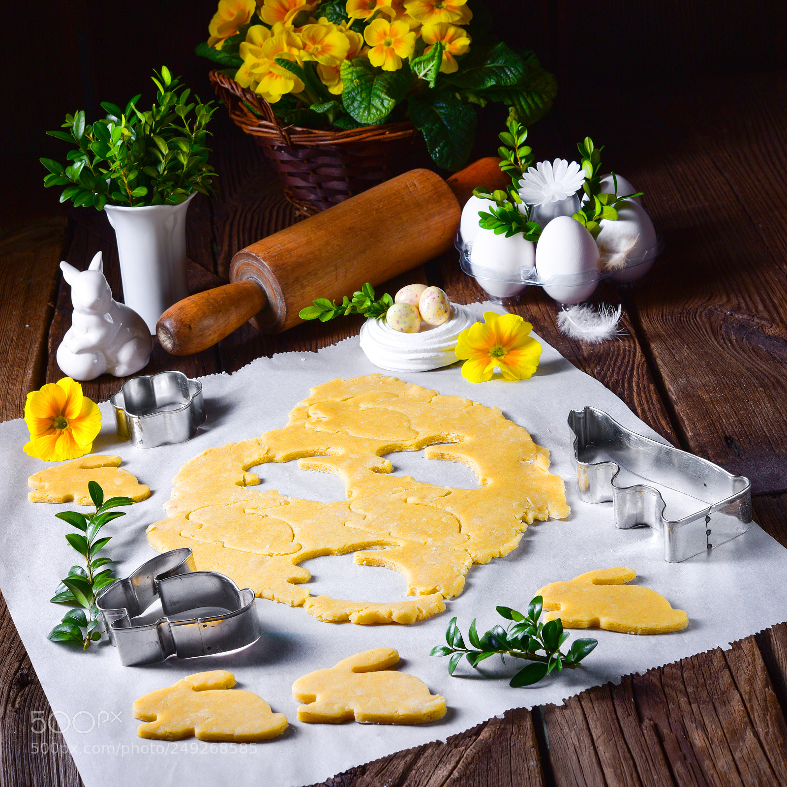 Nikon D810 sample photo. Raw easter cookies photography