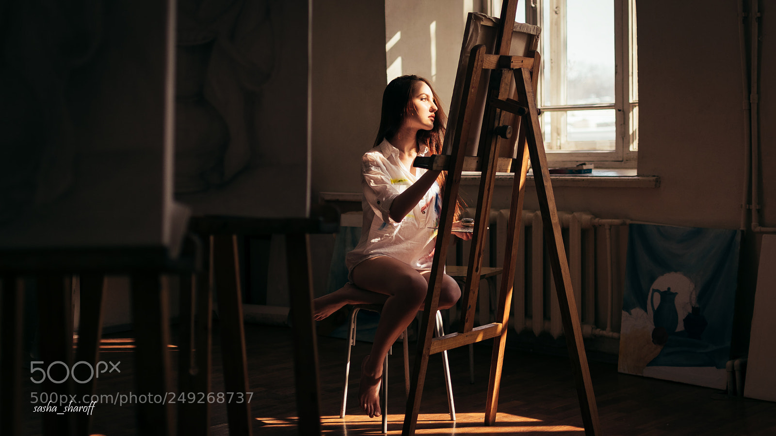 Nikon D5300 sample photo. Painter photography