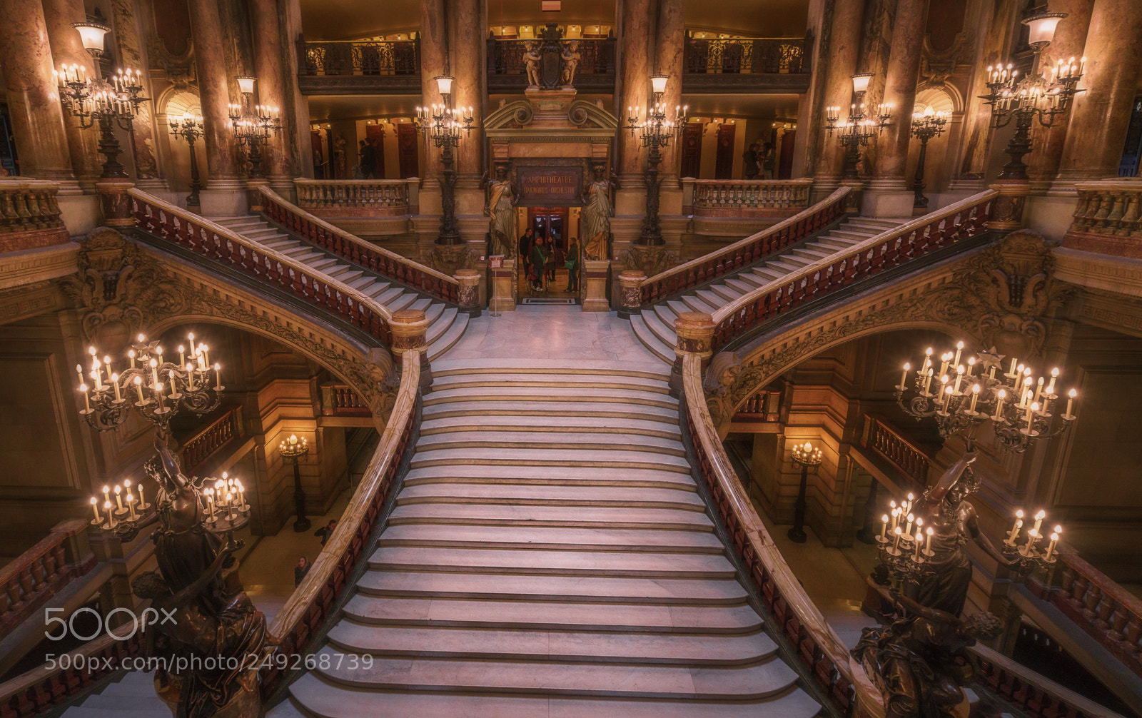 Sony a7R II sample photo. Paris opera inside photography