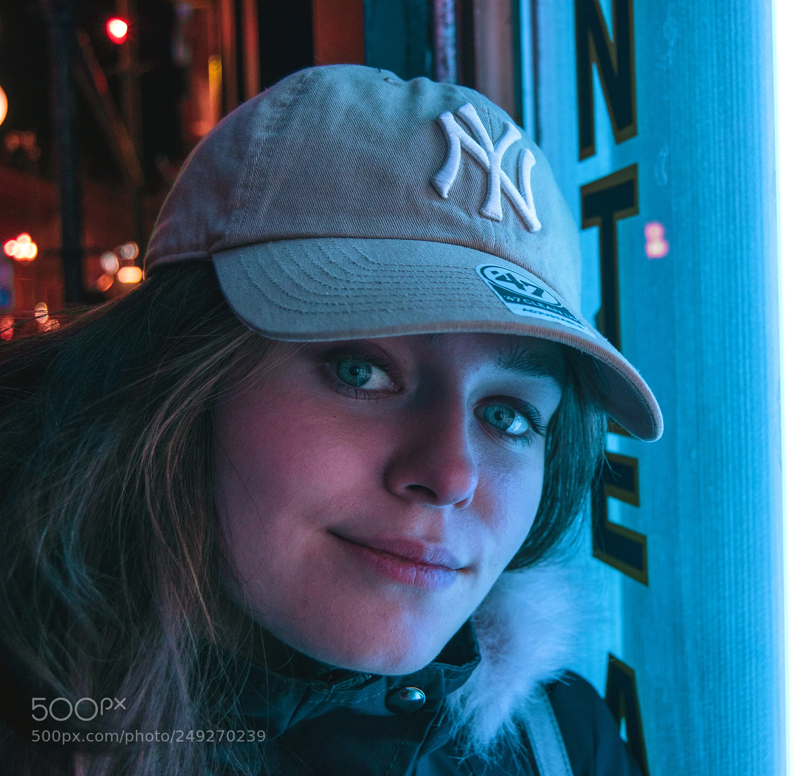 Nikon D3300 sample photo. Blue and pink photography