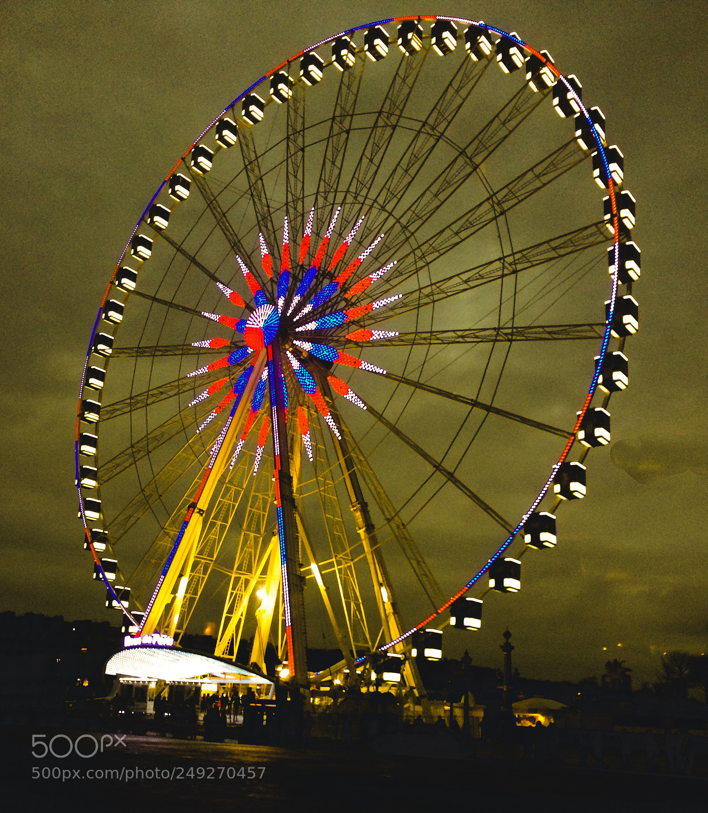 Apple iPhone 5s sample photo. Roue de paris photography