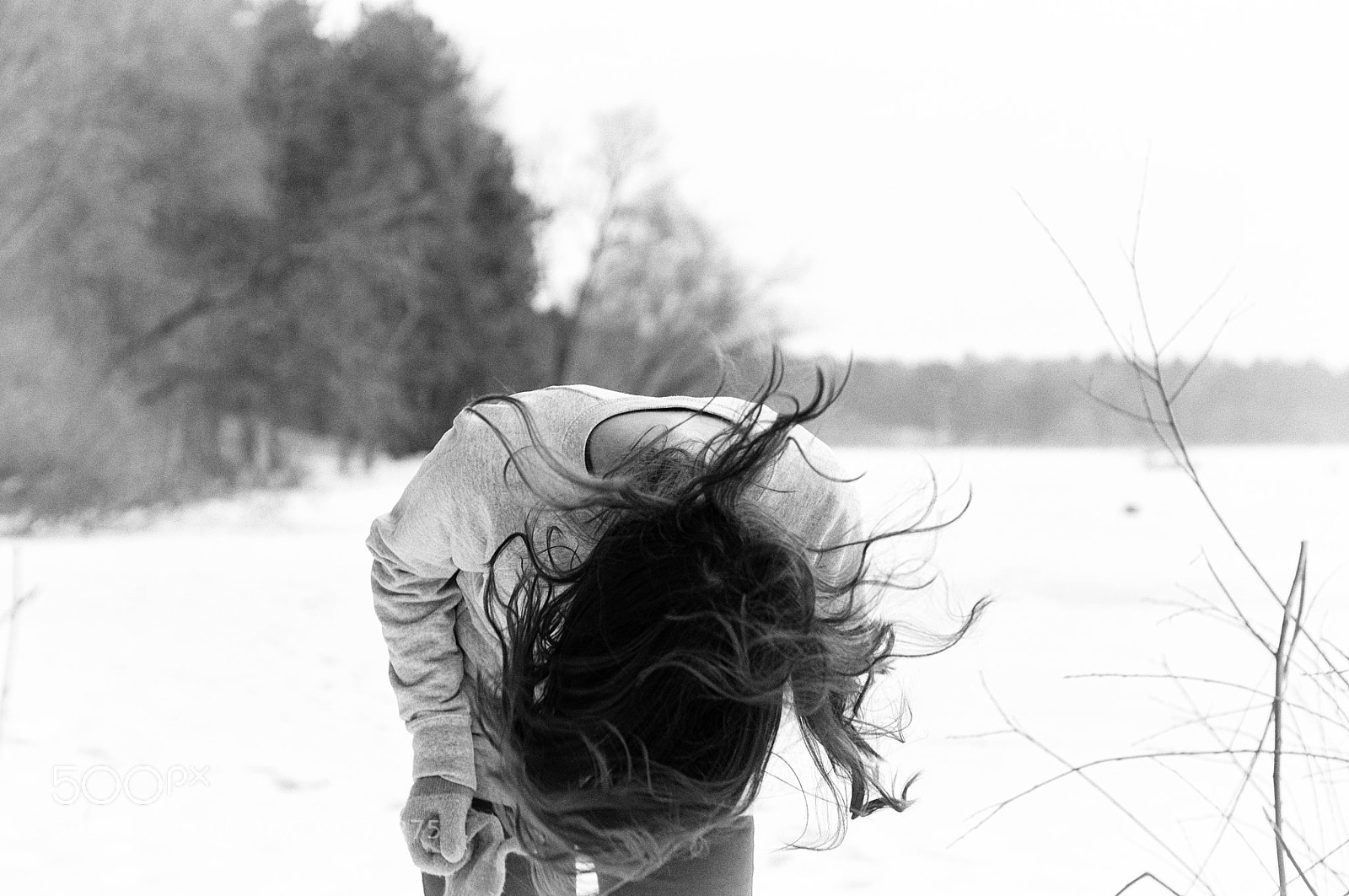 Nikon D90 sample photo. Fluttering hair photography