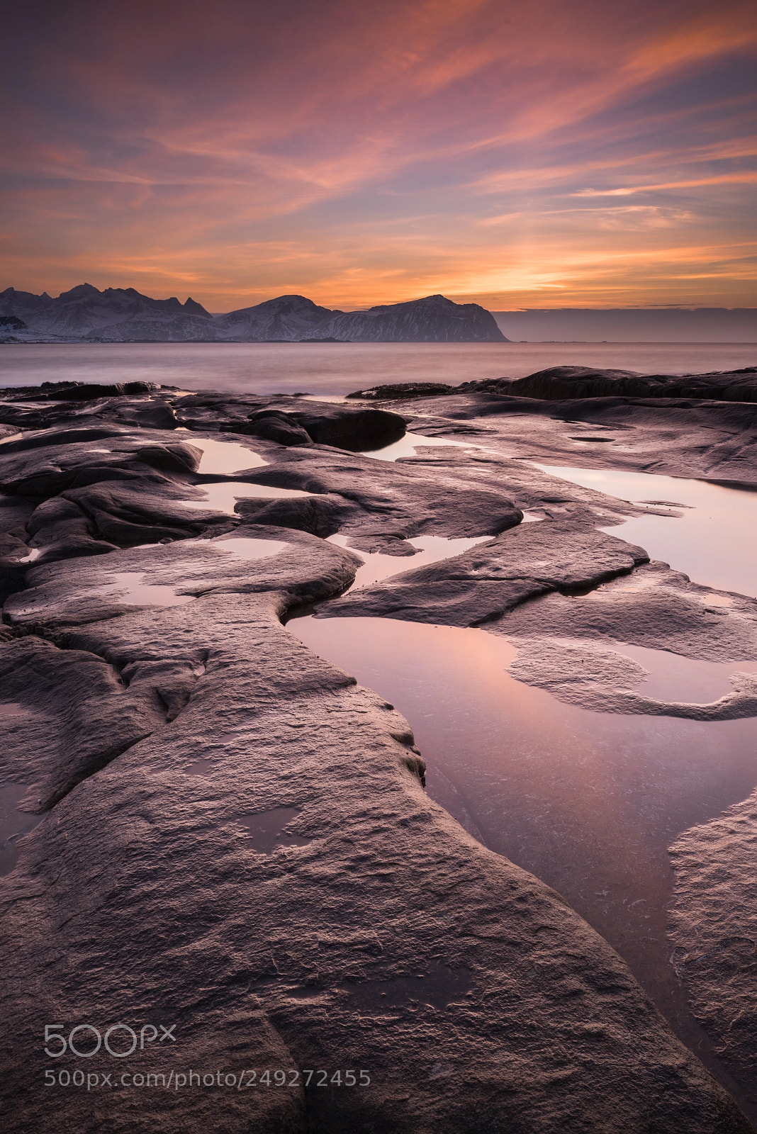 Nikon D810 sample photo. Vareid sunset photography