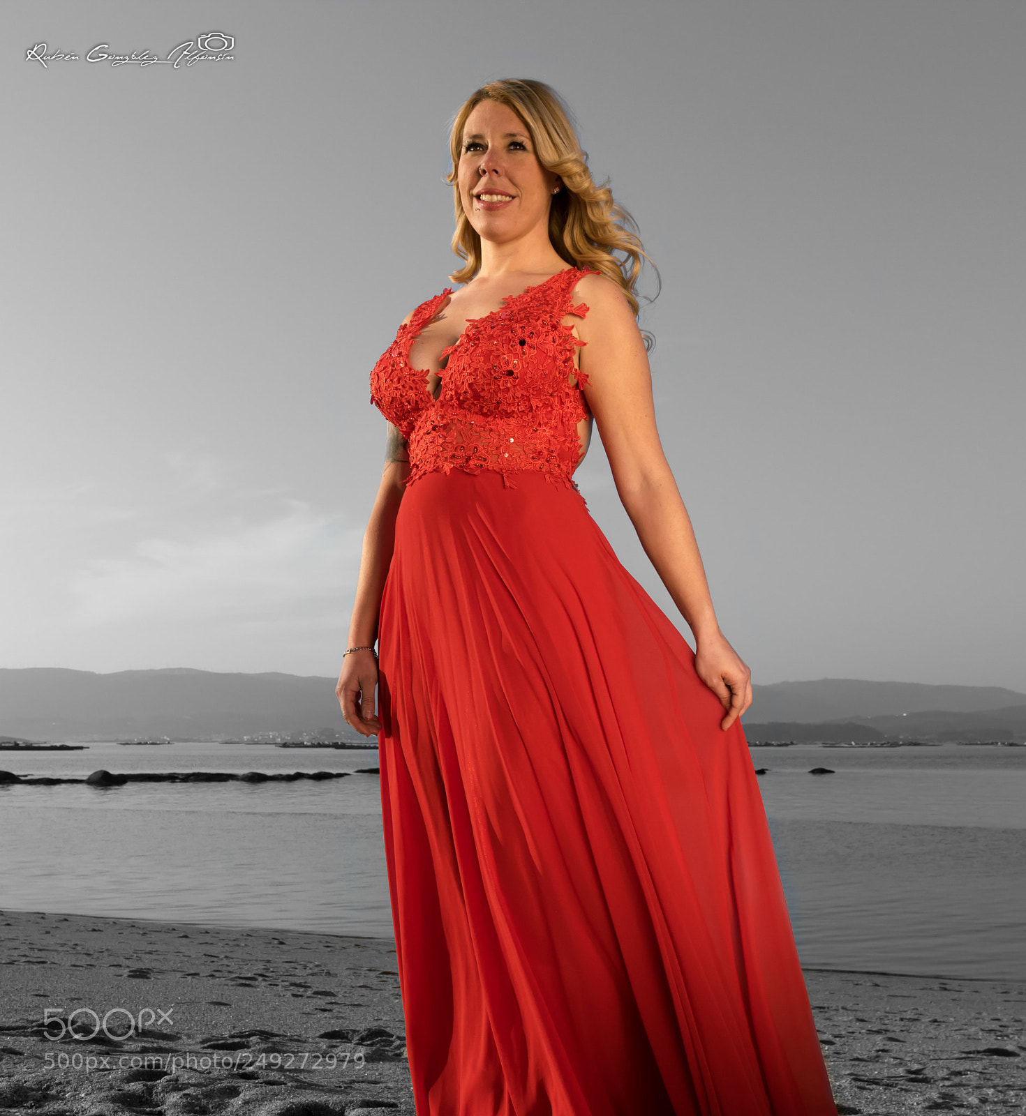 Nikon D3300 sample photo. The woman in red photography