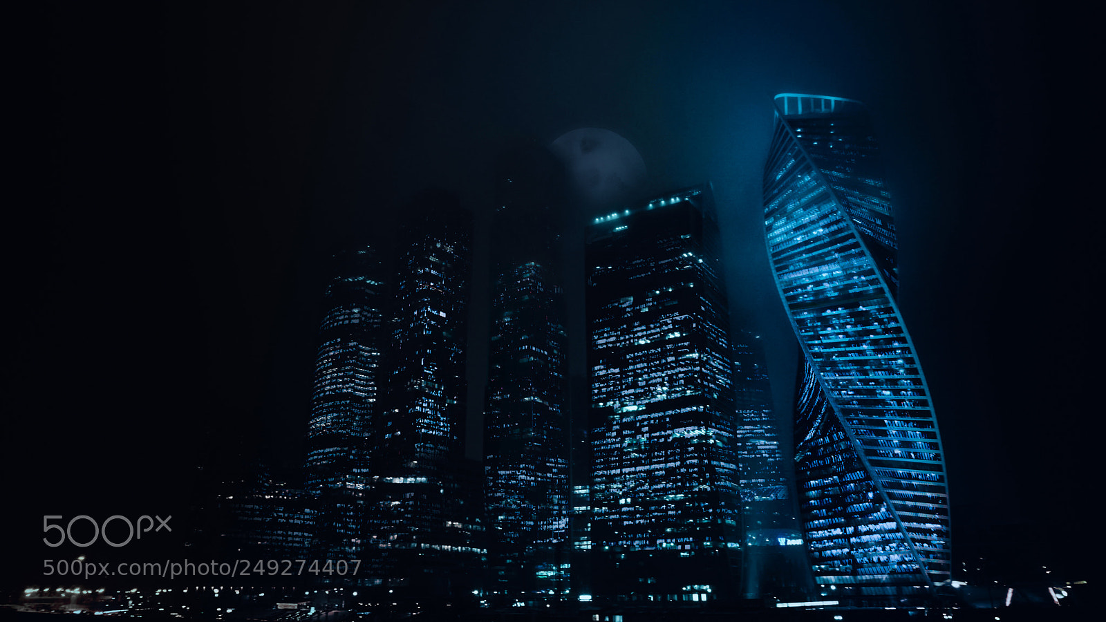 Sony a5100 sample photo. Moscow city photography