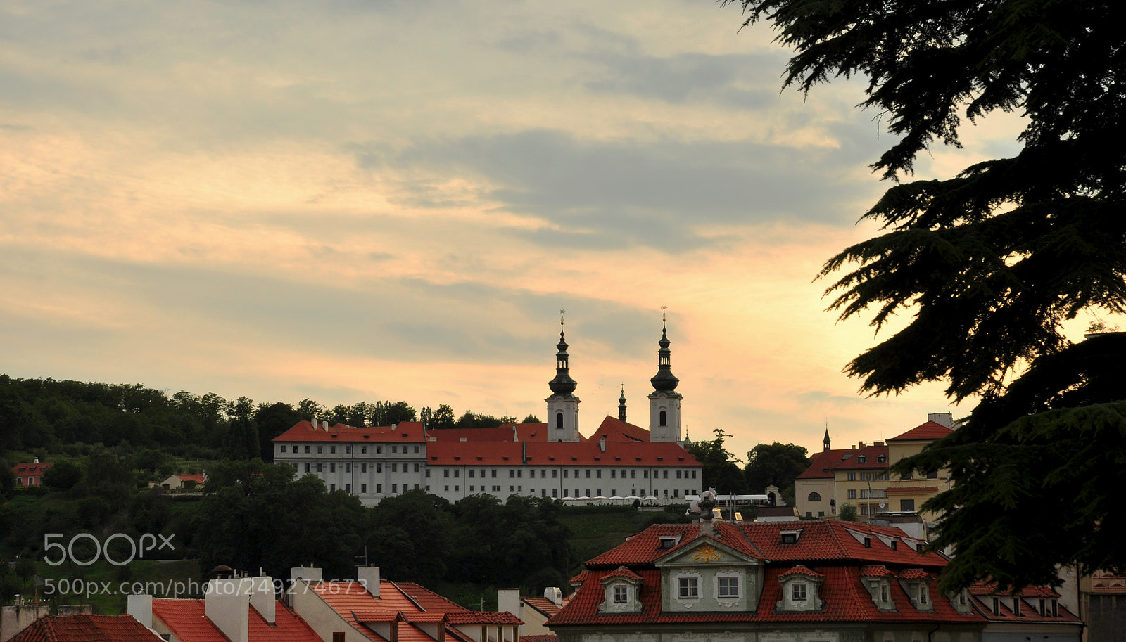 Nikon D90 sample photo. Prague's sunset photography