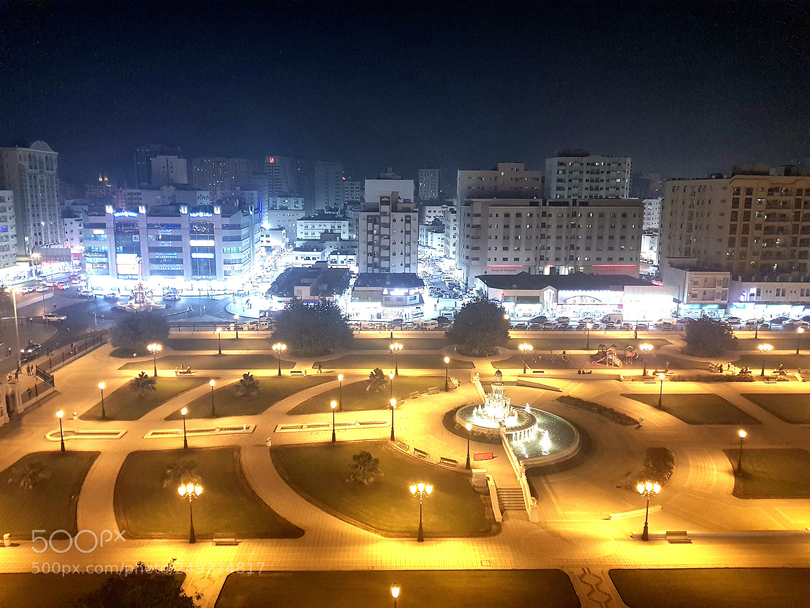 Samsung Galaxy S8 sample photo. Park & night photography