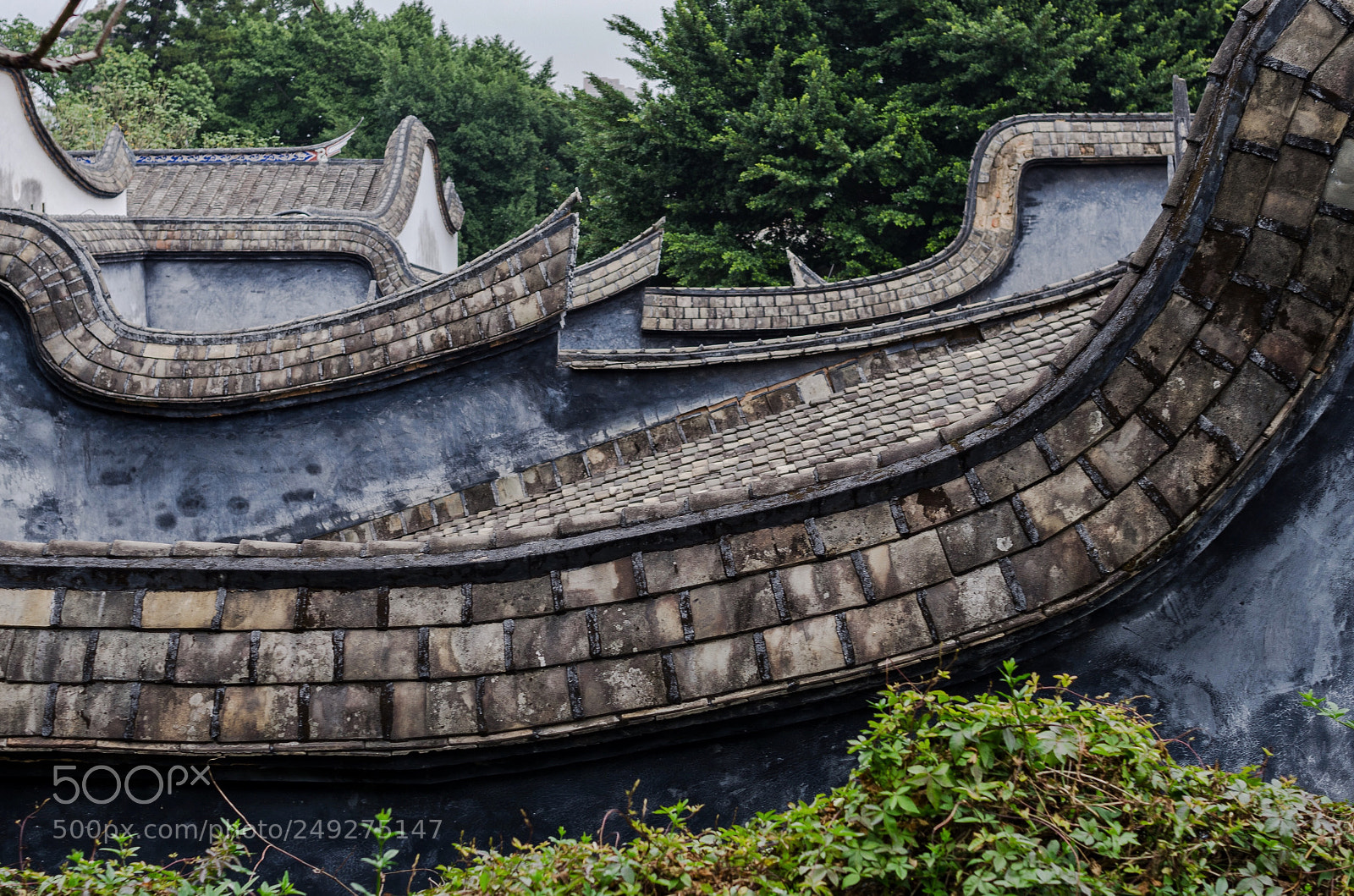 Nikon D7000 sample photo. Fuzhou roofs photography