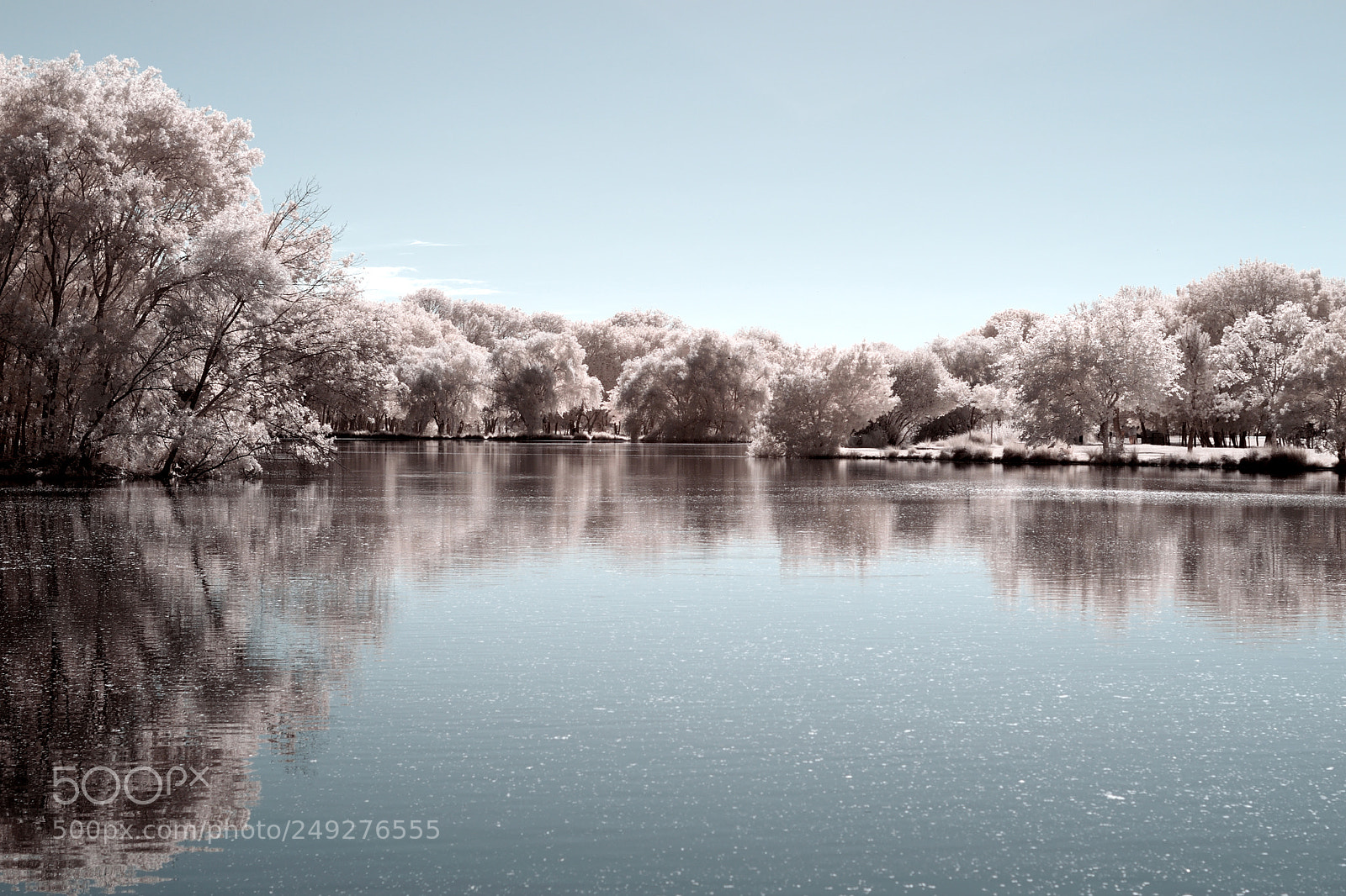Nikon D5300 sample photo. Infrared lake backlight photography