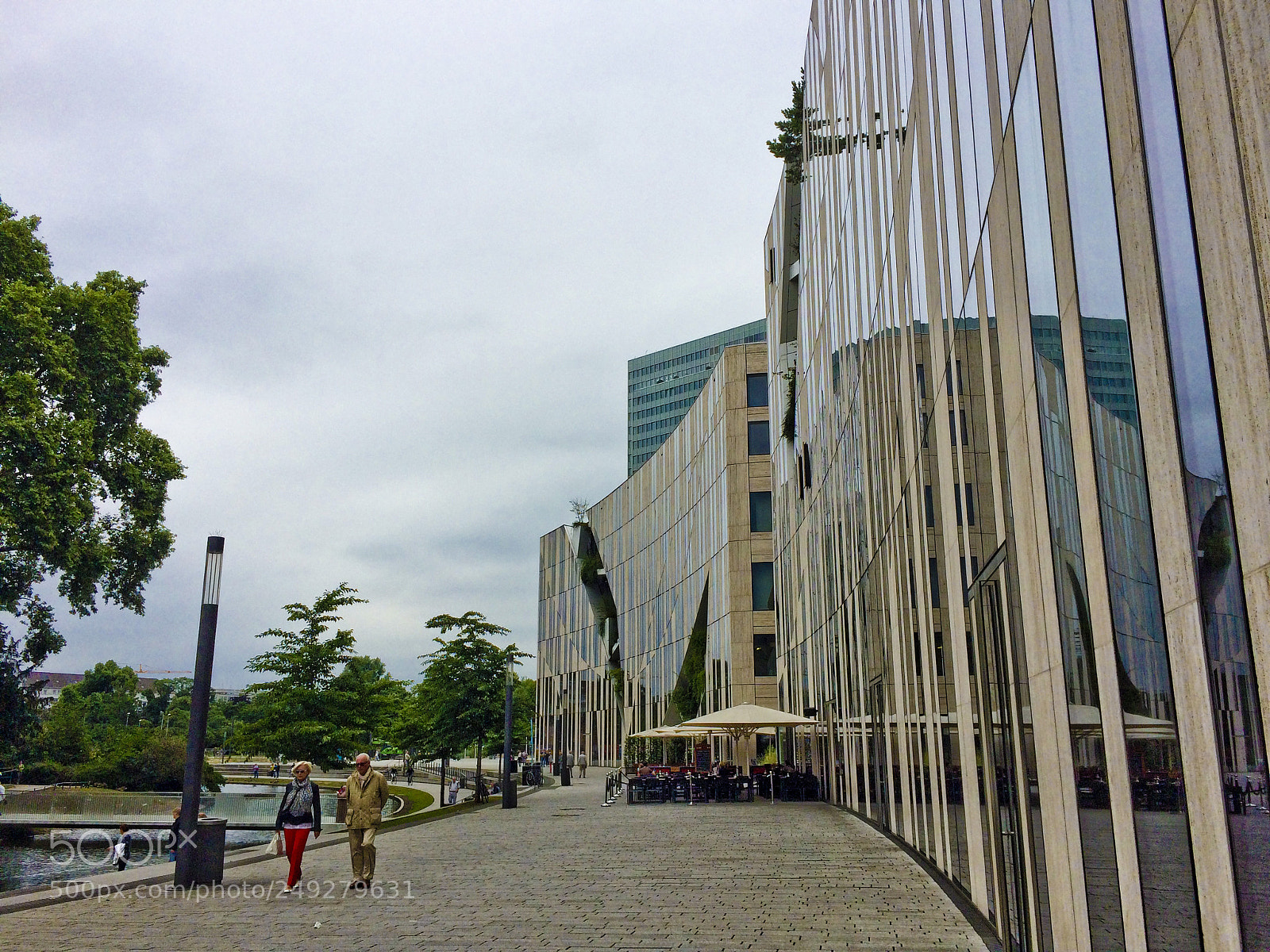 Apple iPhone 5s sample photo. Modern architecture duesseldorf photography