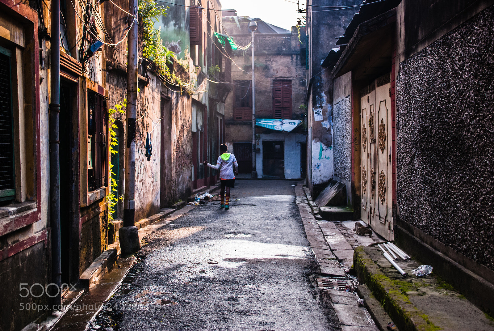 Nikon D60 sample photo. Kolkata alley # 7 photography