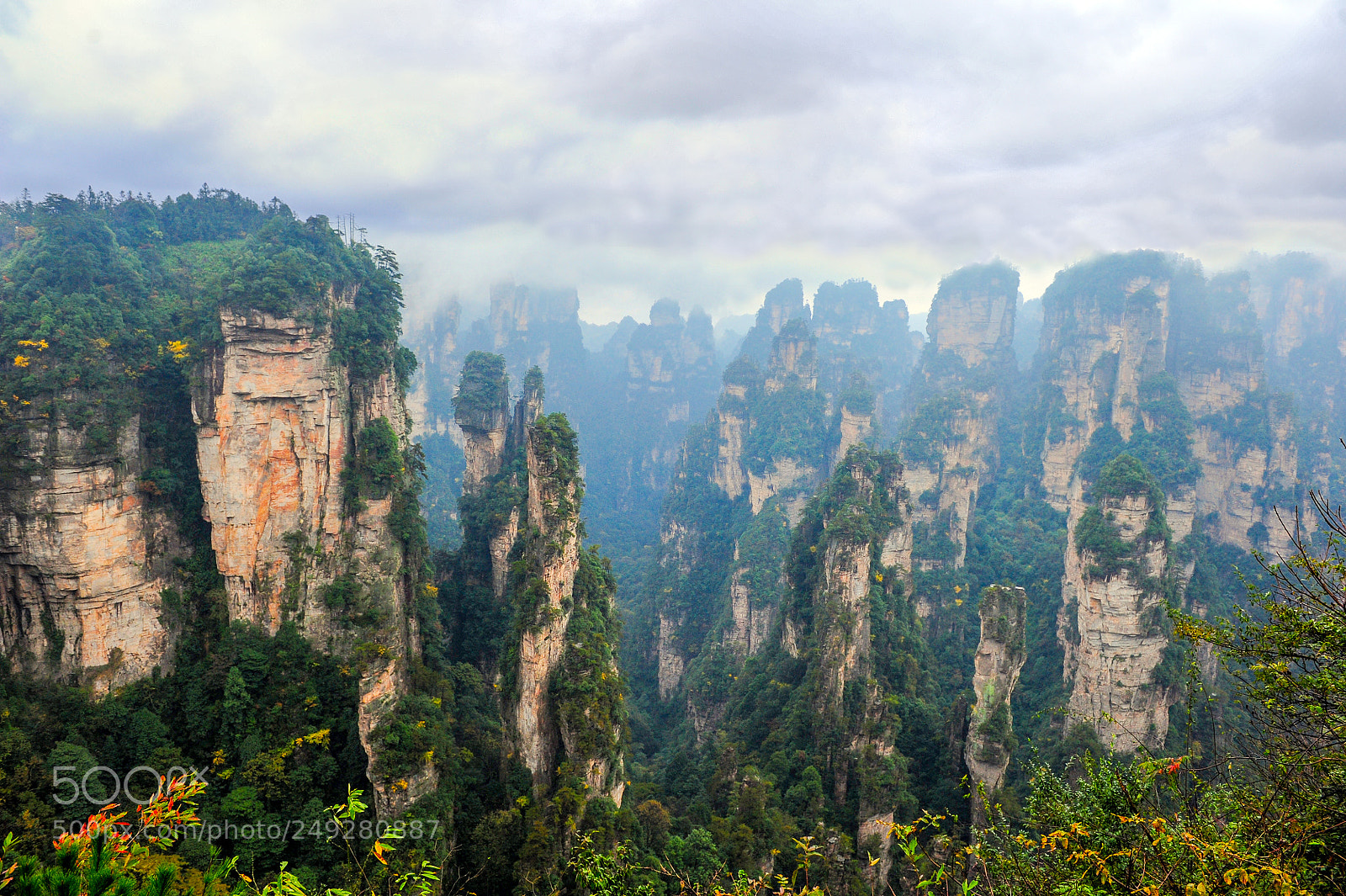 Nikon D700 sample photo. Zhangjiajie mountains photography