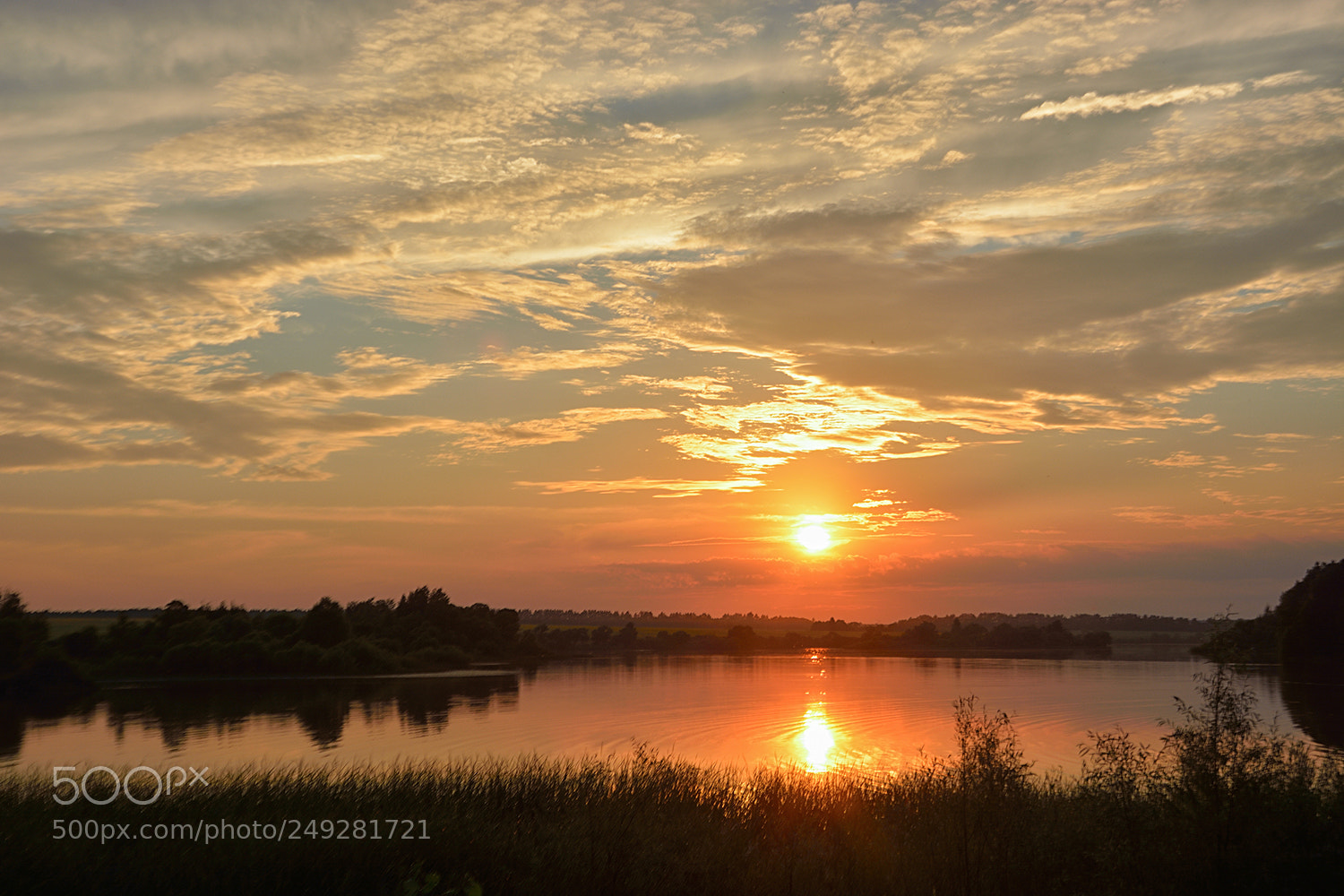Nikon D7100 sample photo. Разливаясь золотом заката, Солнце затопило тихий вечер... photography