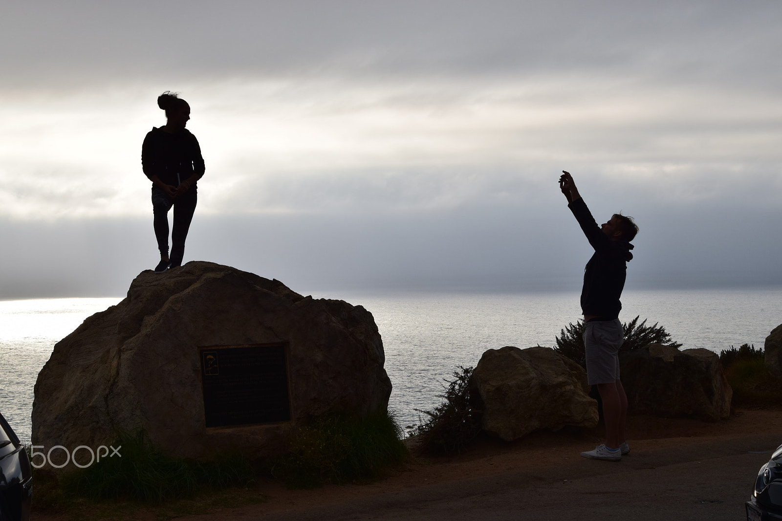 Nikon D5300 sample photo. Silhouette selfie photography