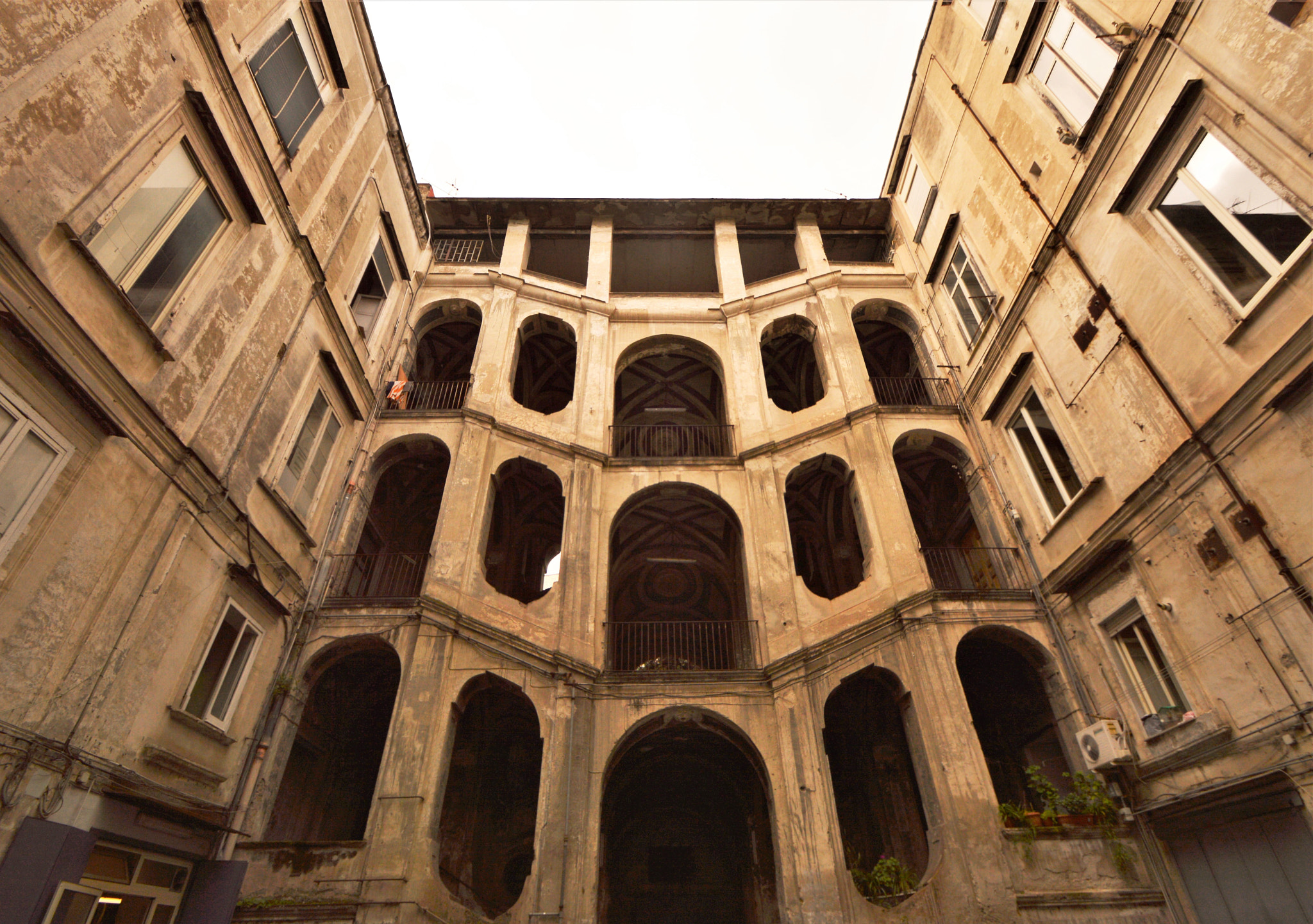 Nikon D3200 sample photo. Historic buildings in napoli - palazzo sanfelice photography