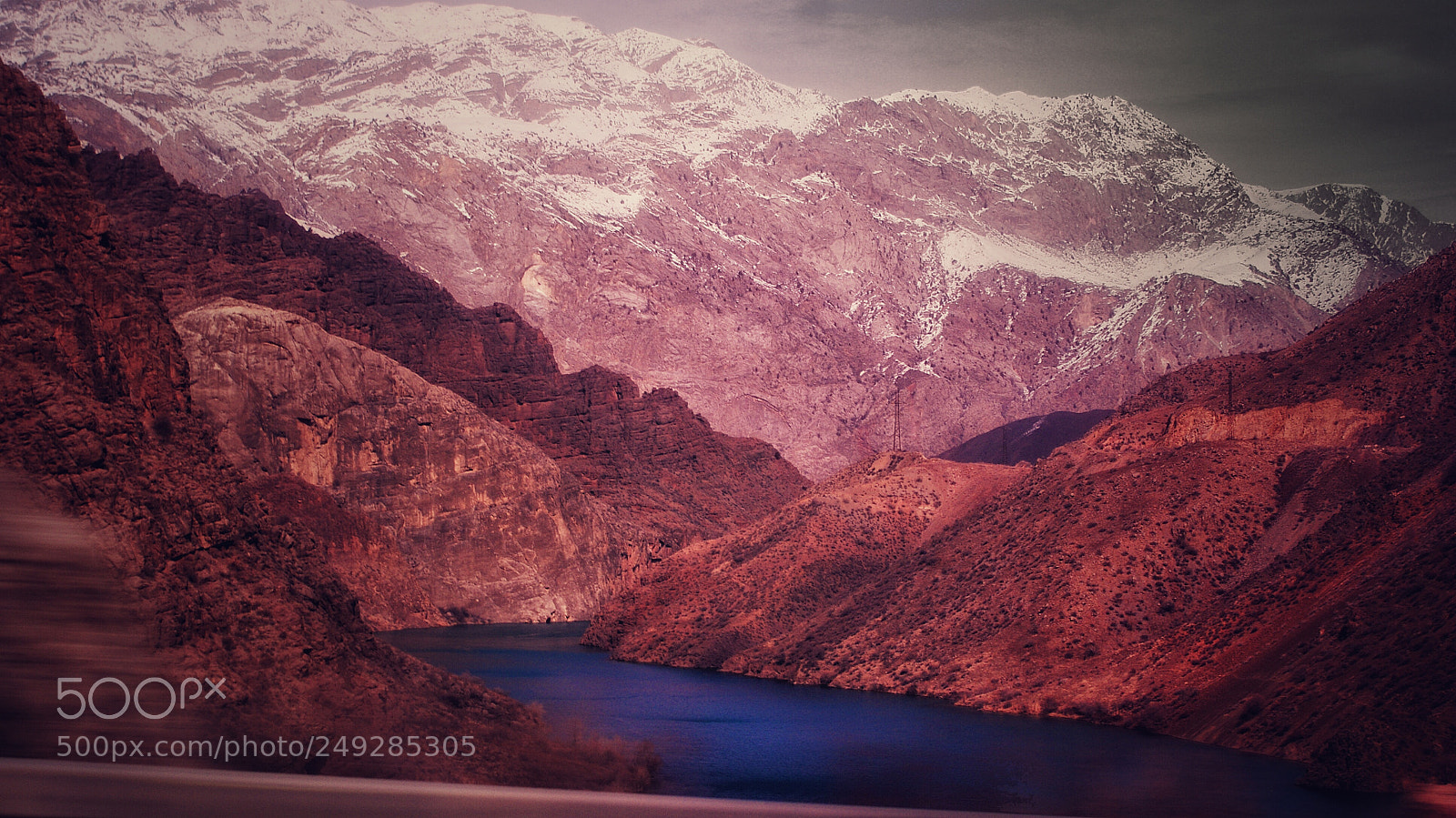 Sony Alpha DSLR-A200 sample photo. Tien shan mountains painted photography