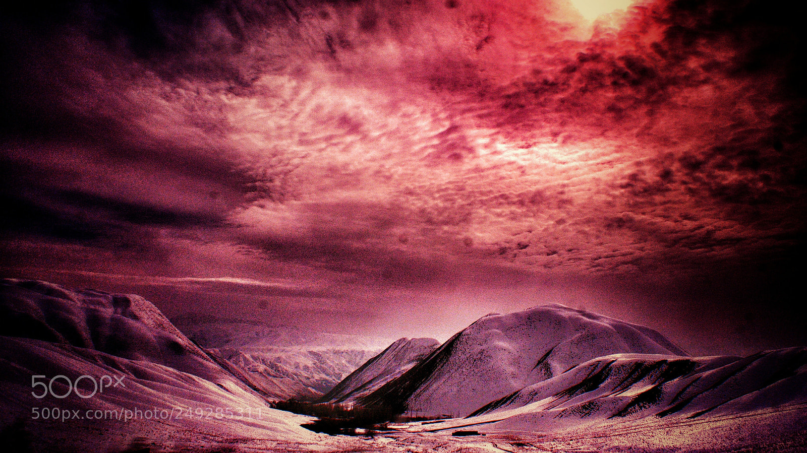 Sony Alpha DSLR-A200 sample photo. Tien shan mountains painted photography