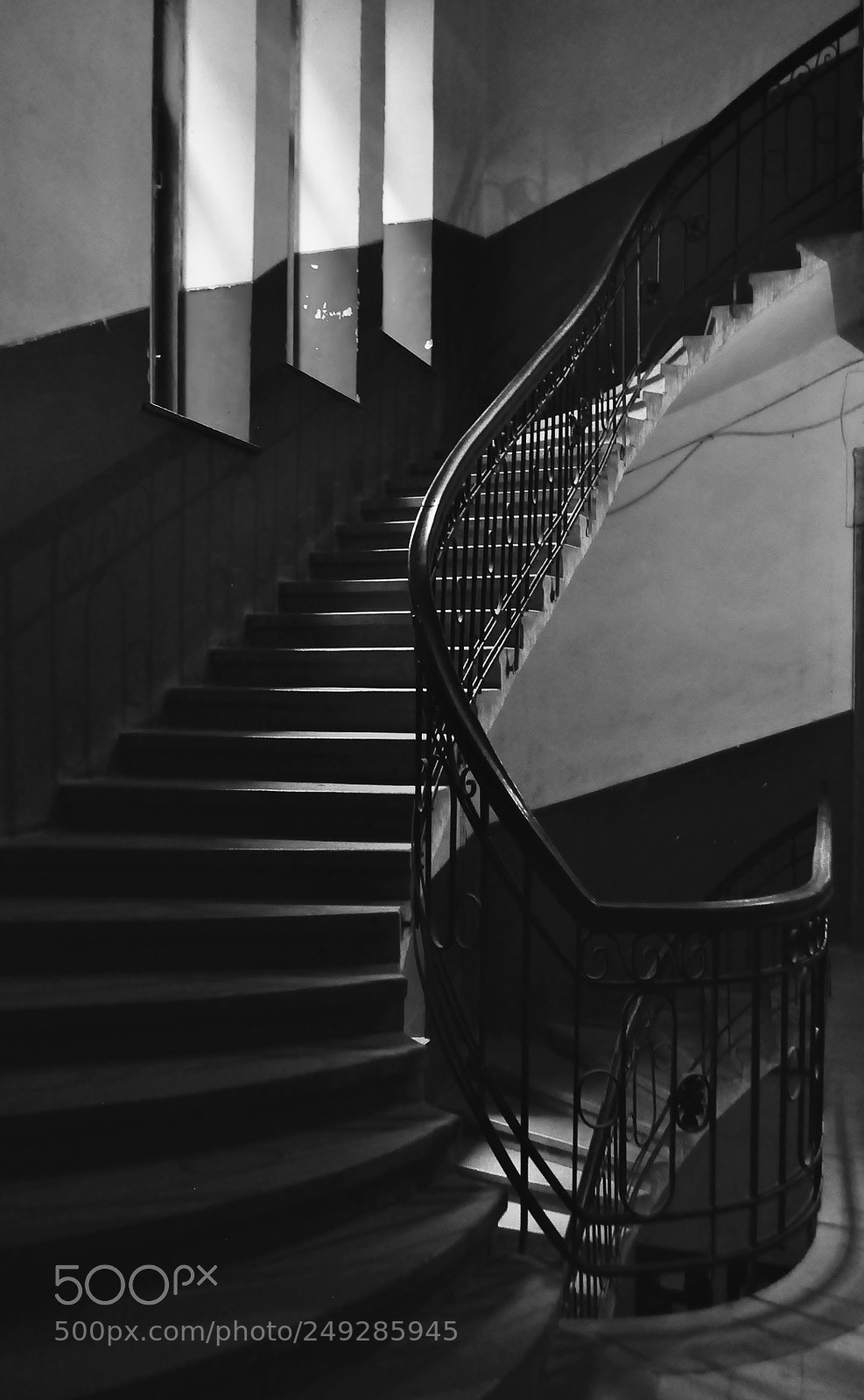 Nikon D5000 sample photo. Old stairs photography