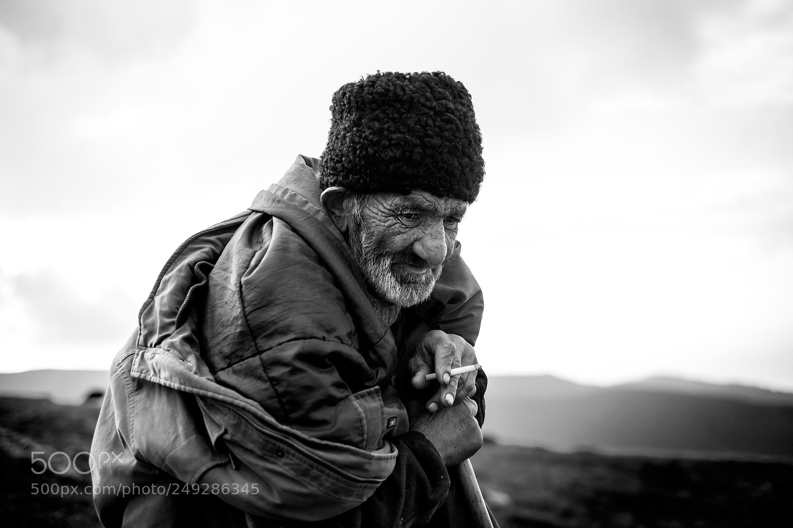Fujifilm X-T1 sample photo. Shepherd in fagaras mountain photography