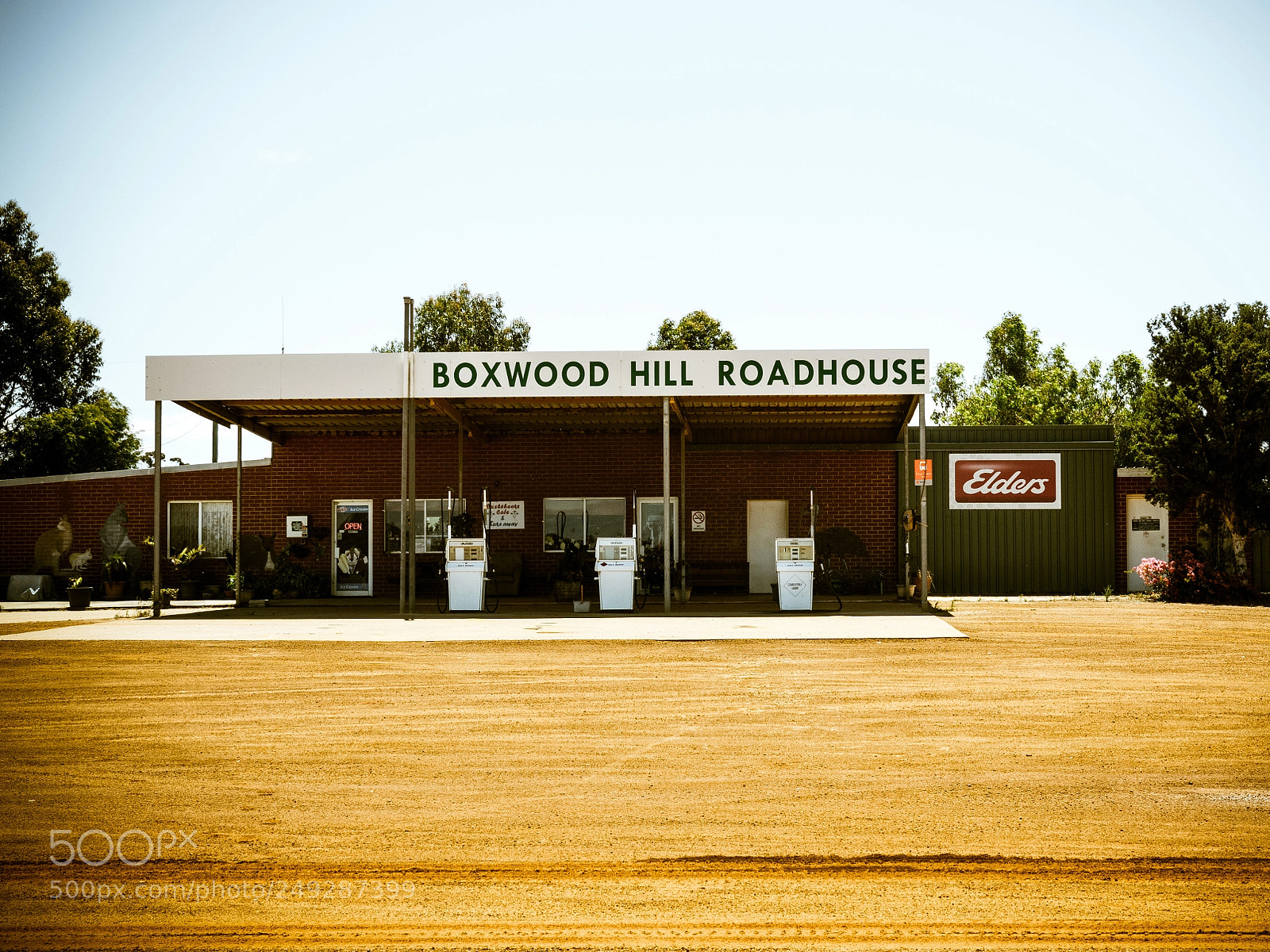 Olympus OM-D E-M5 II sample photo. Bush chooks caf roadhouse photography