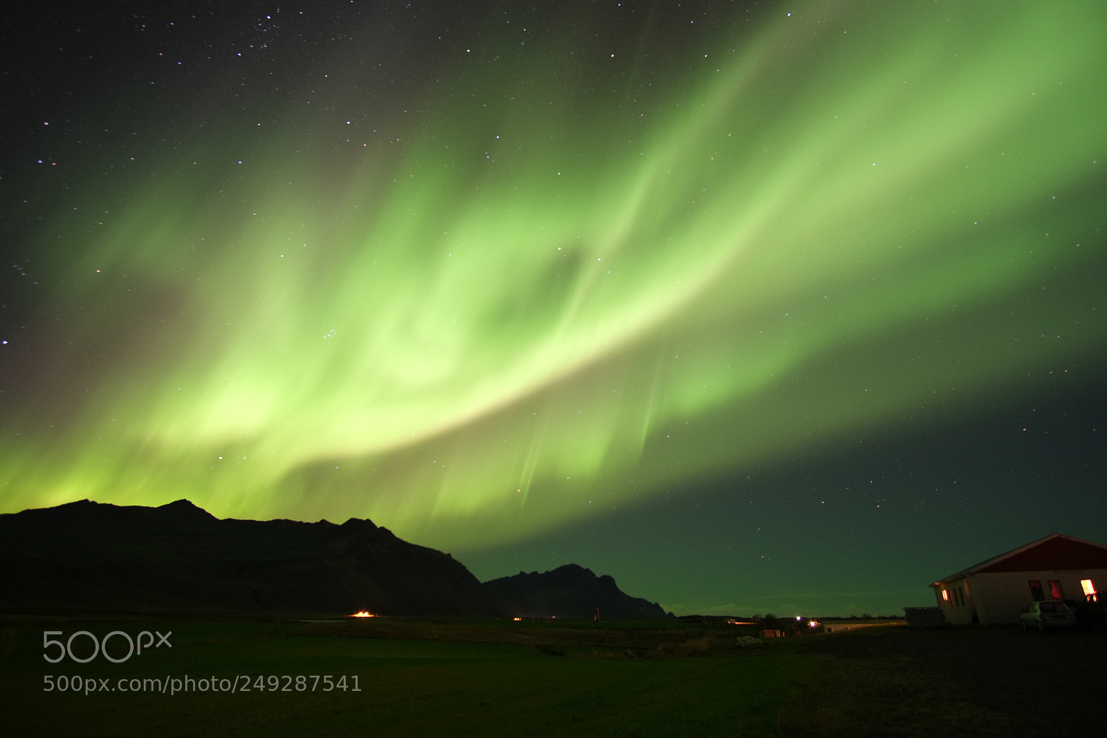 Fujifilm X-Pro1 sample photo. Iceland aurora photography