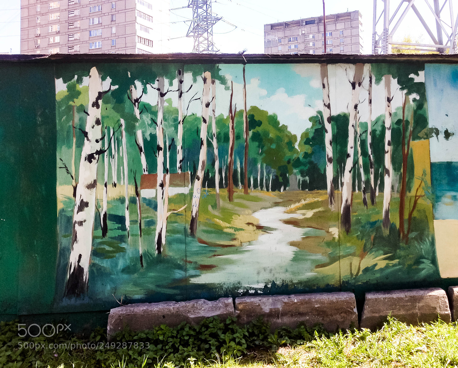 Apple iPhone 5 sample photo. The paintings on the photography