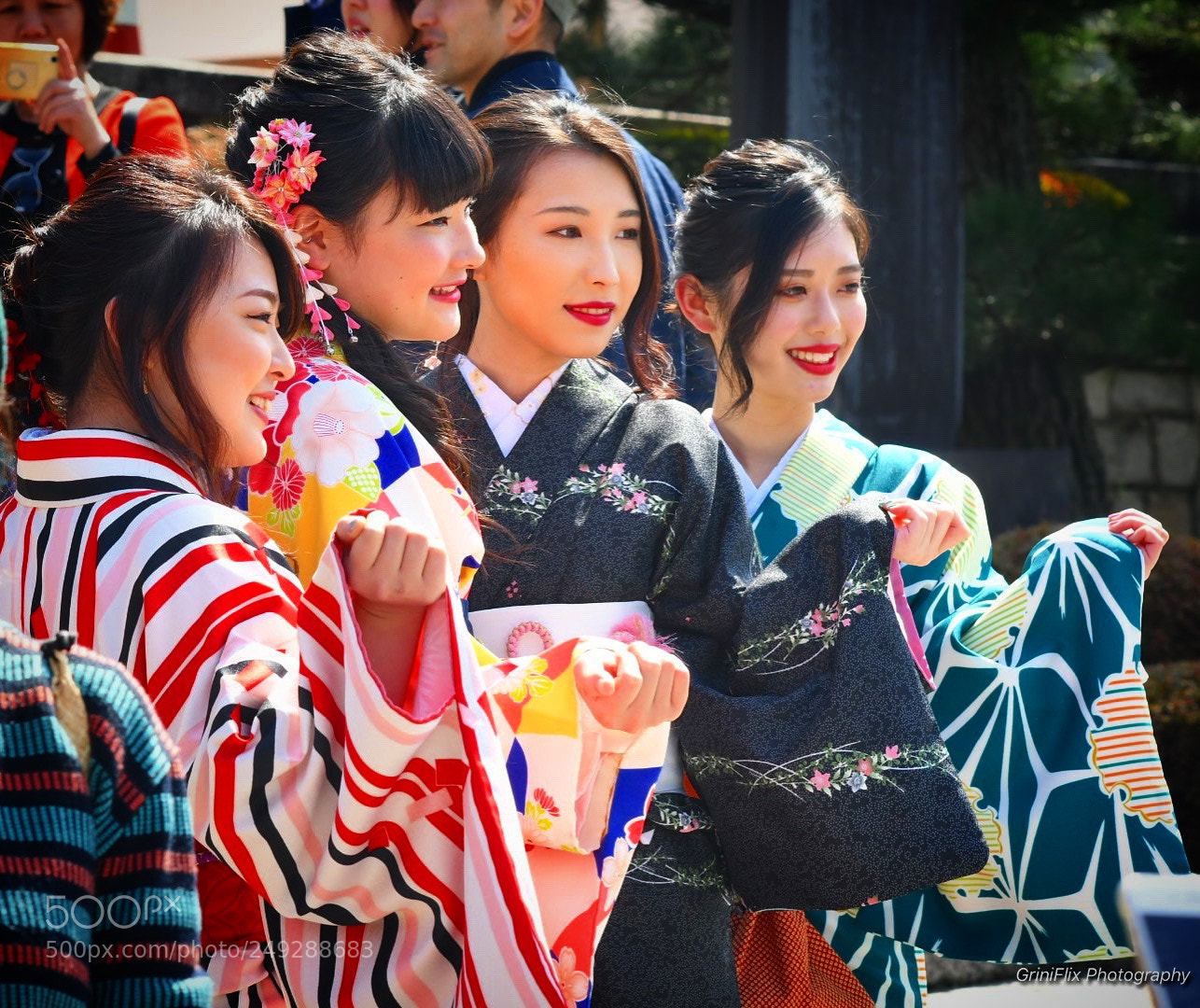 Nikon D500 sample photo. Nara shrine. kimono dressed photography
