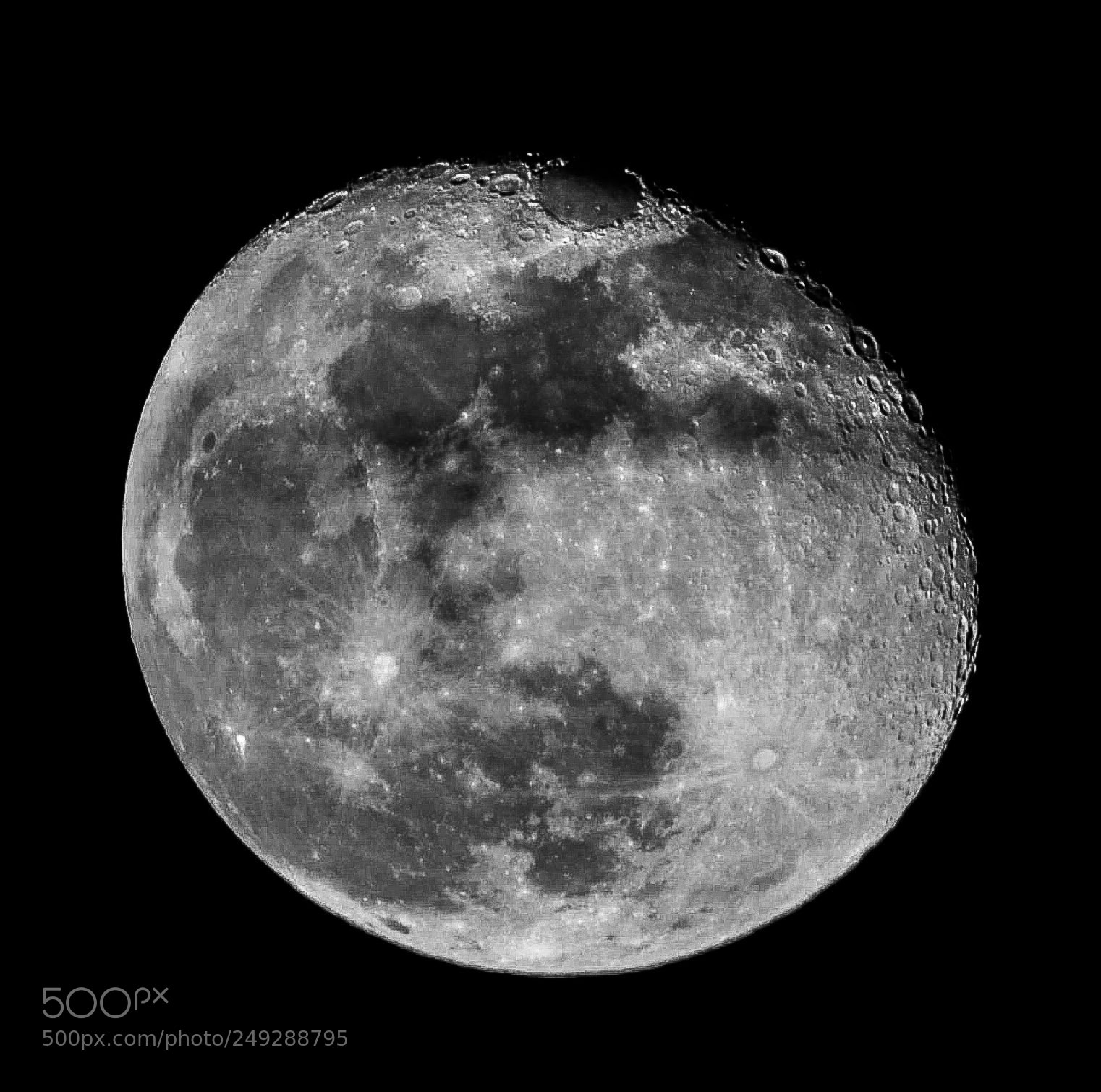 Nikon D3200 sample photo. Earth's natural satellite photography