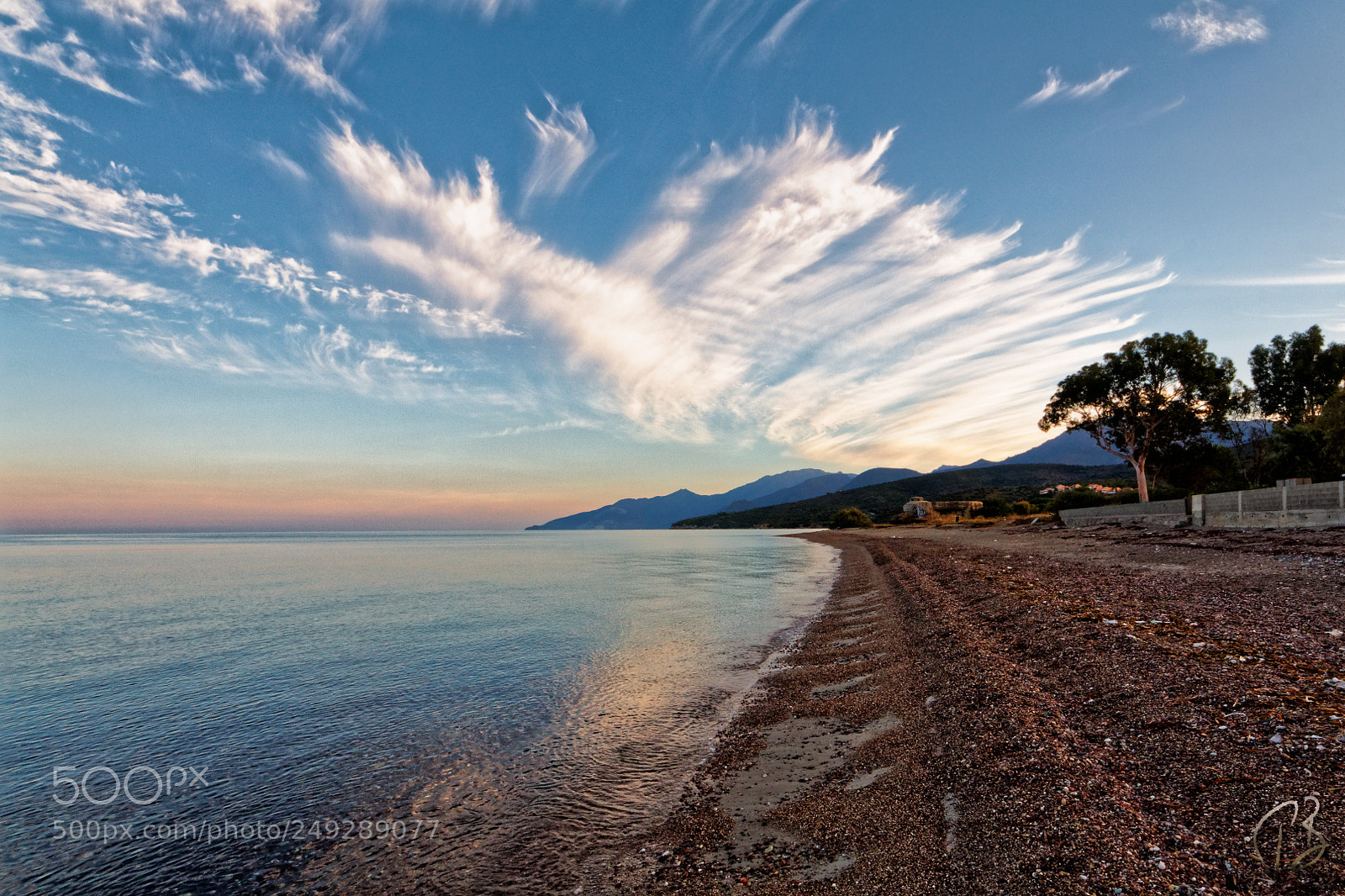 Canon EOS 450D (EOS Rebel XSi / EOS Kiss X2) sample photo. New dawn on corsica photography