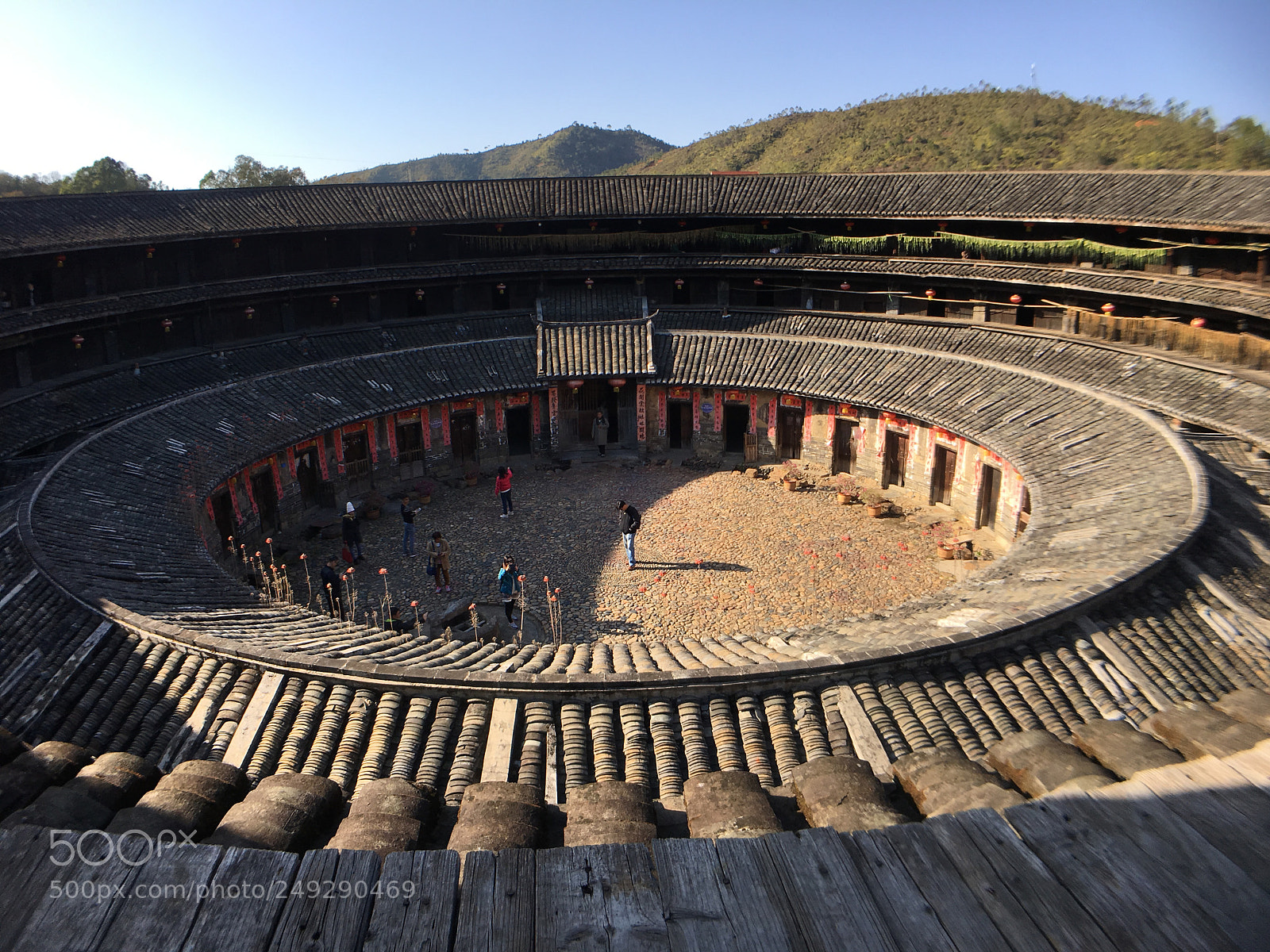 Apple iPhone 6s Plus sample photo. Hakka earth building，china. photography