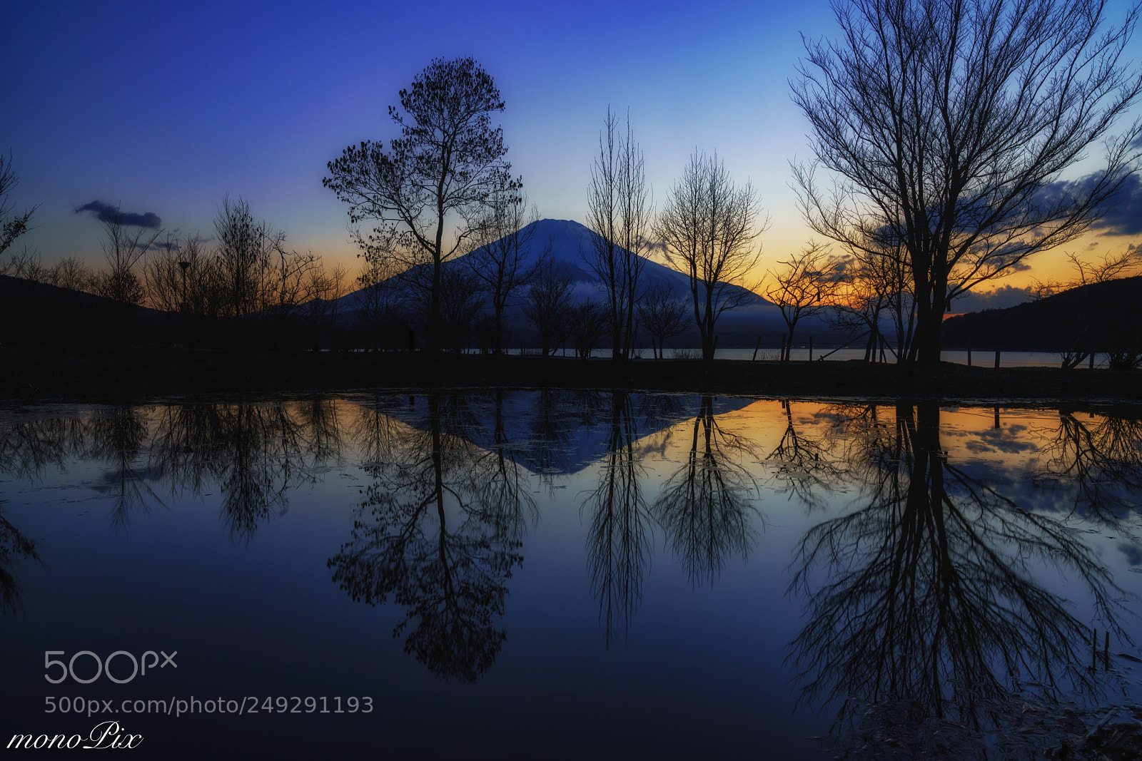 Sony a7R III sample photo. Mt.fuji at dusk photography
