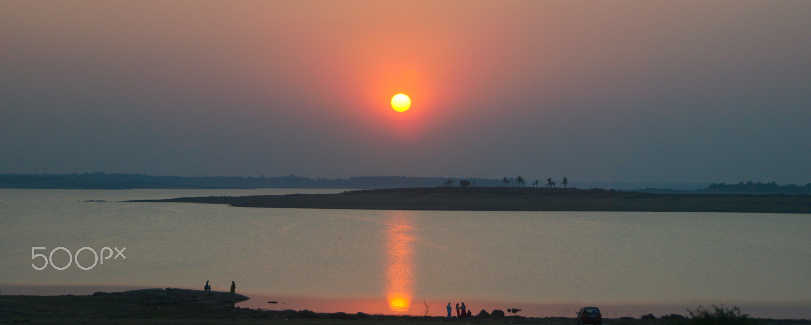 Nikon D3300 sample photo. Sunset on kaveri backwaters photography