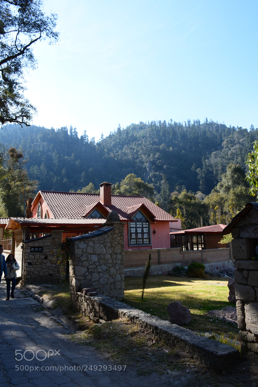 Nikon D7100 sample photo. House between mountains photography