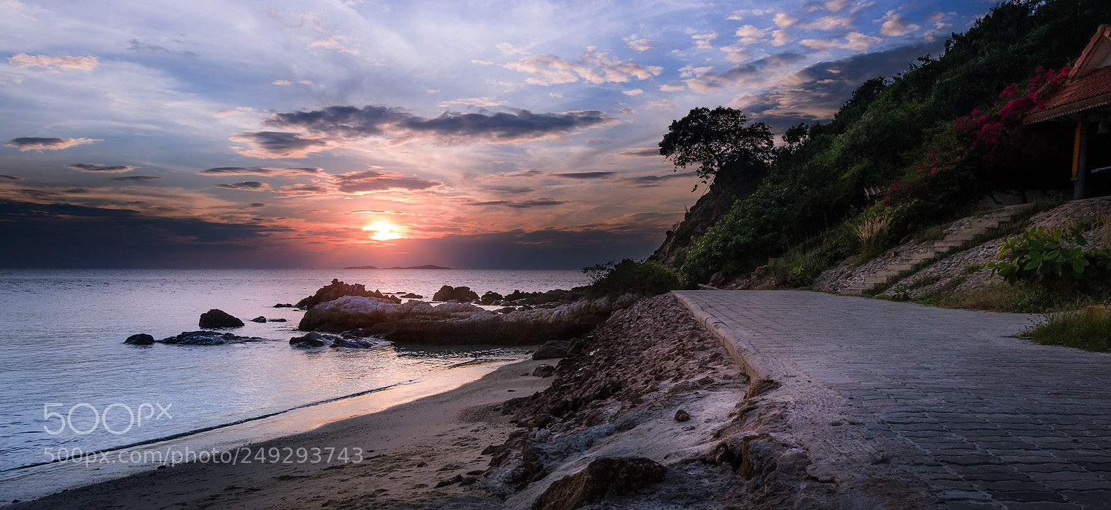 Canon EOS 7D Mark II sample photo. Sunset at koh lan photography