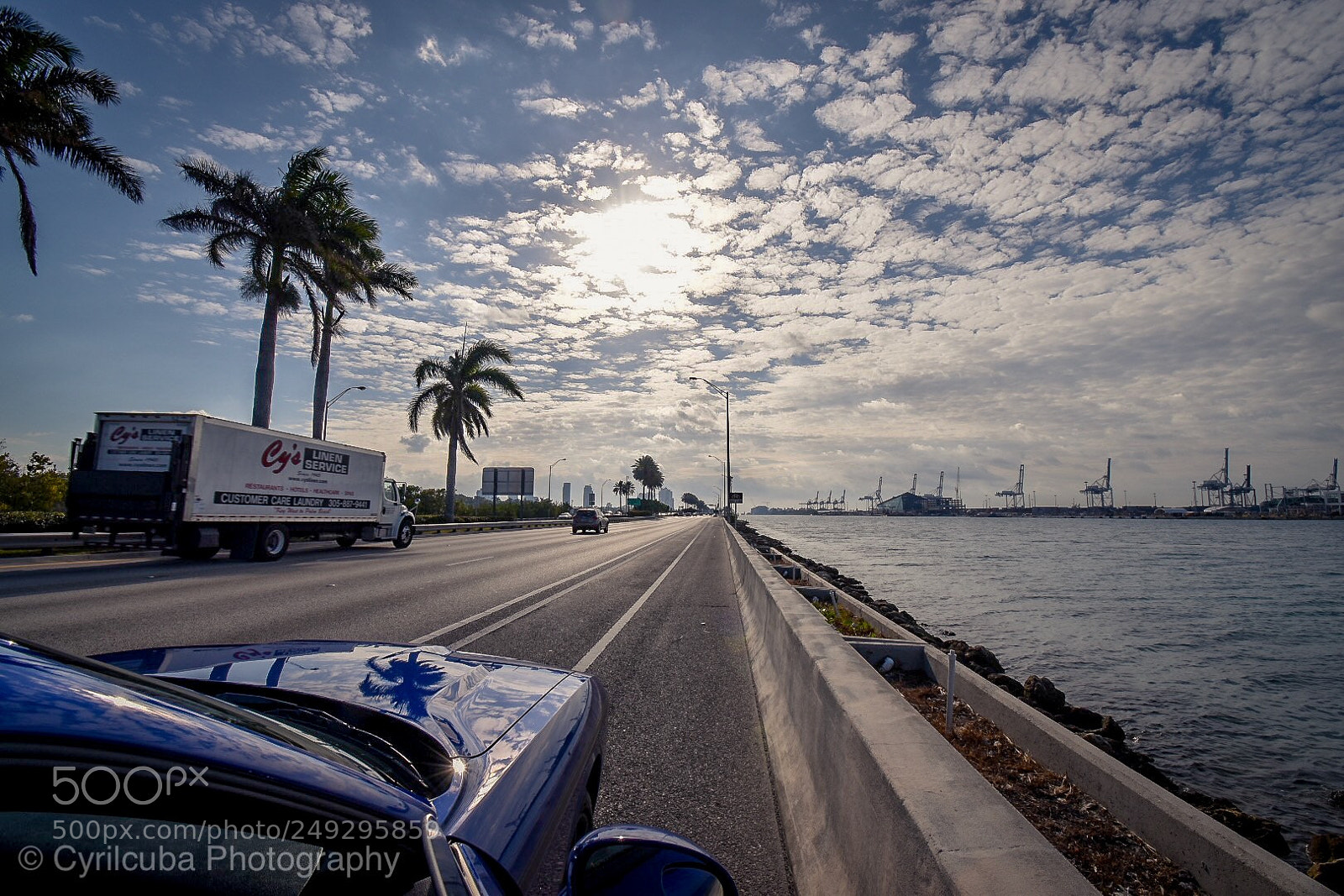 Nikon D5500 sample photo. Miami beach road photography