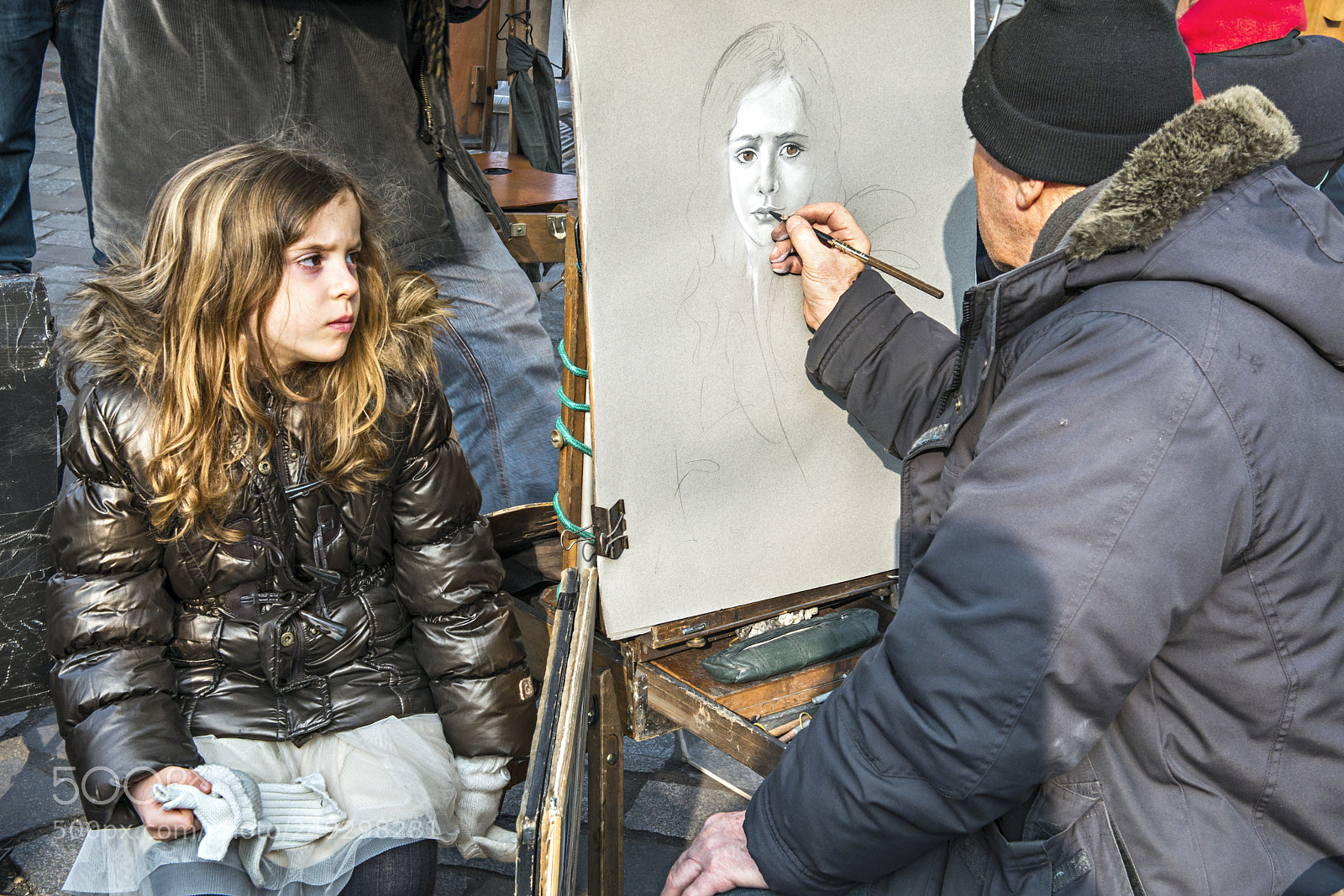 Nikon D800 sample photo. Montmartre portrait / paris photography