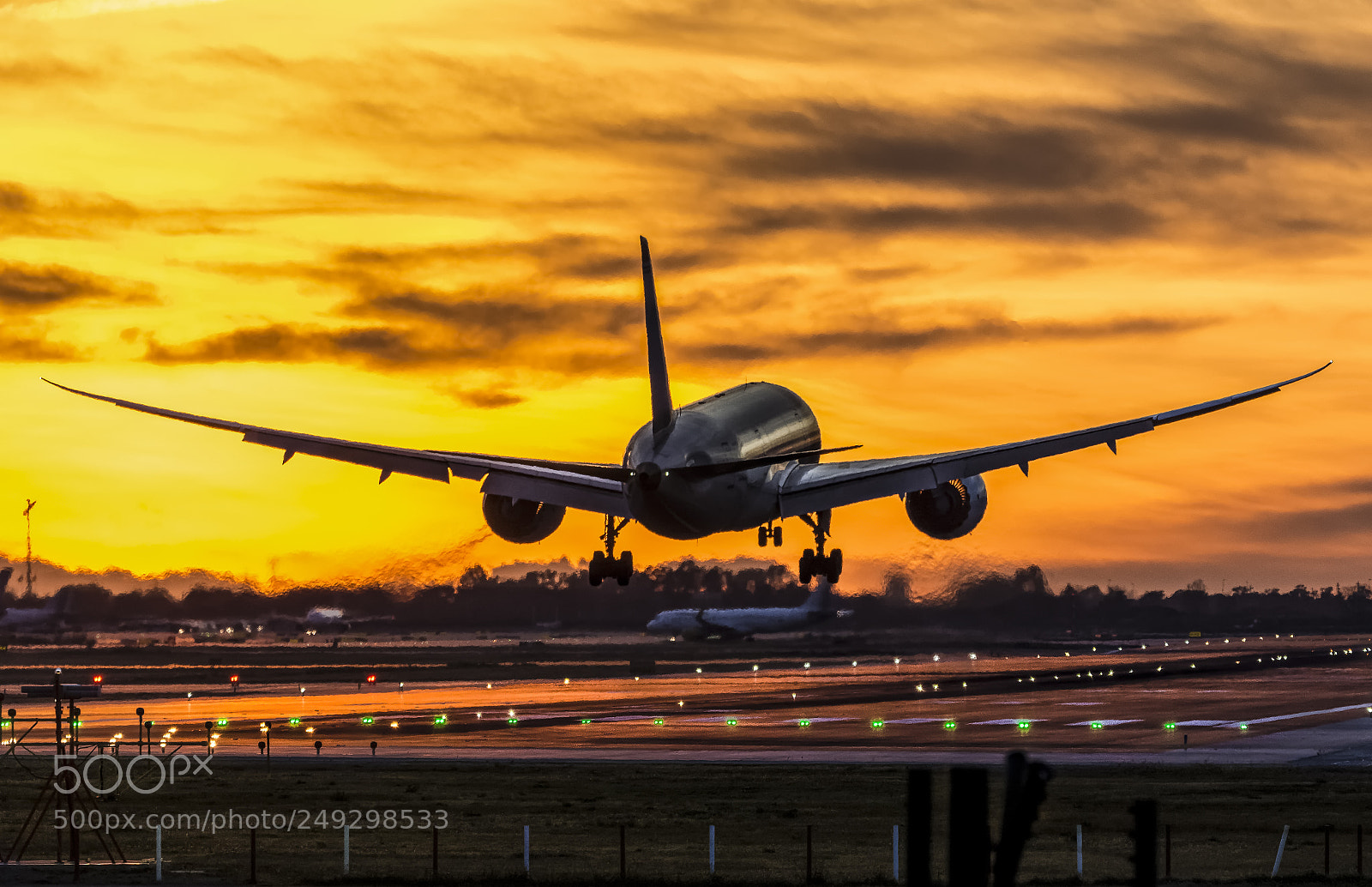 Nikon D7100 sample photo. Barcelona airport sunset photography