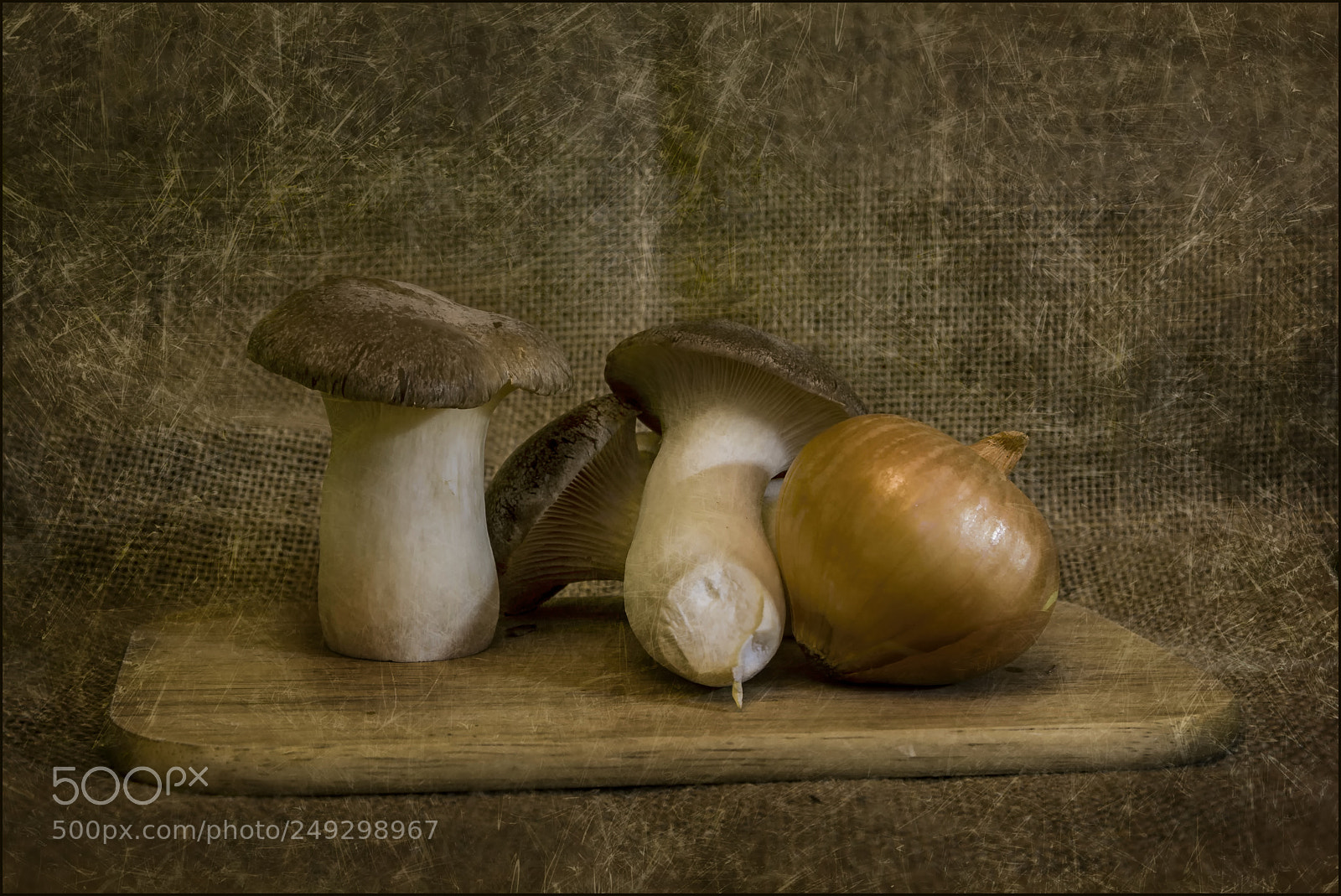 Canon EOS 60D sample photo. Mushrooms and onion photography