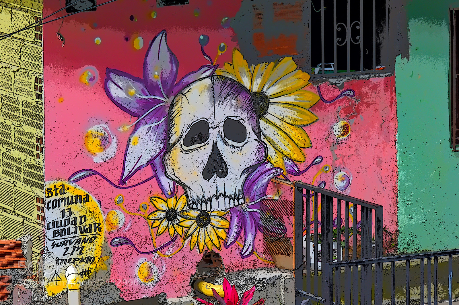 Nikon D5500 sample photo. Mural photography